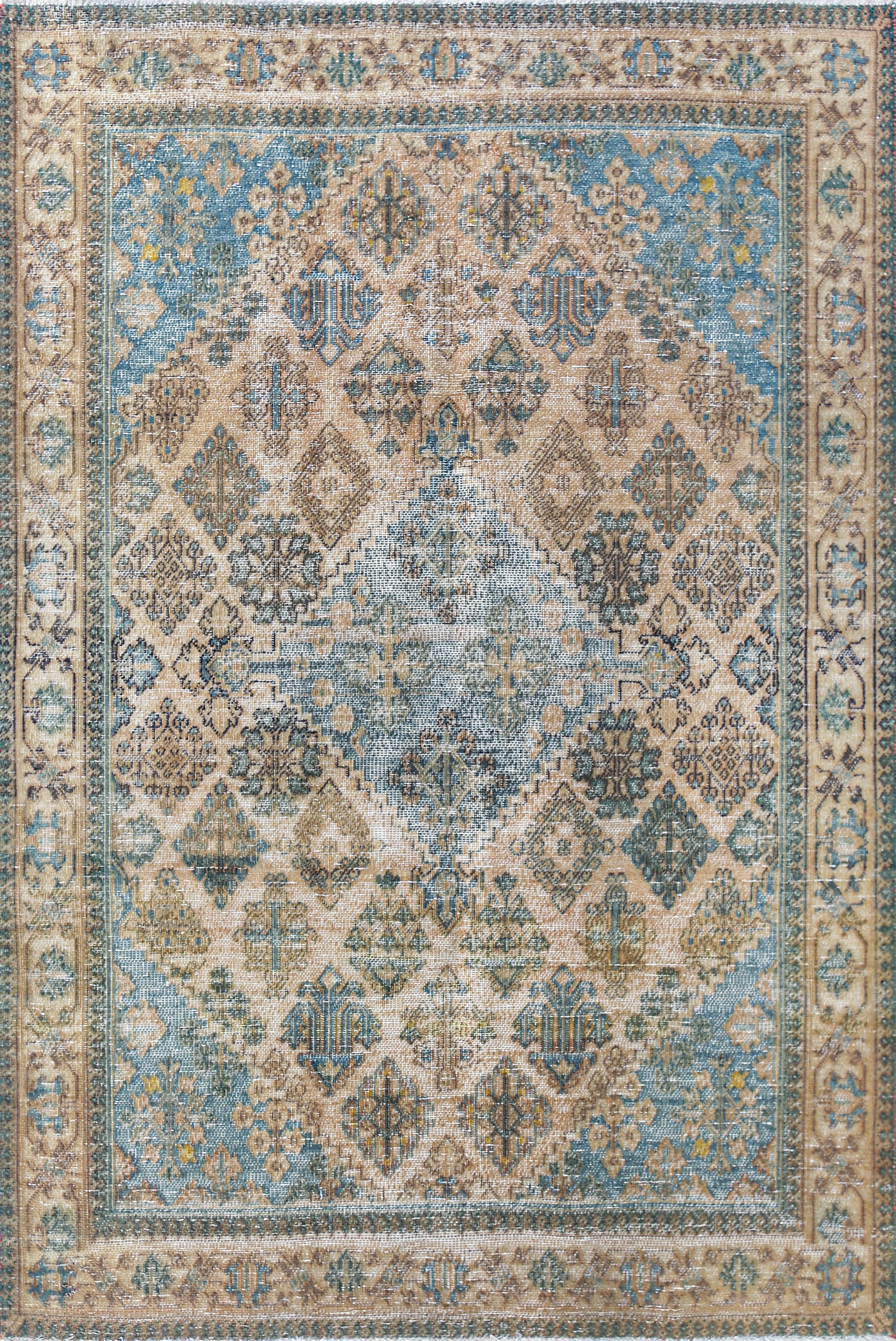 Meymeh Vintage Wool Rug (3'5" x 5'1")
