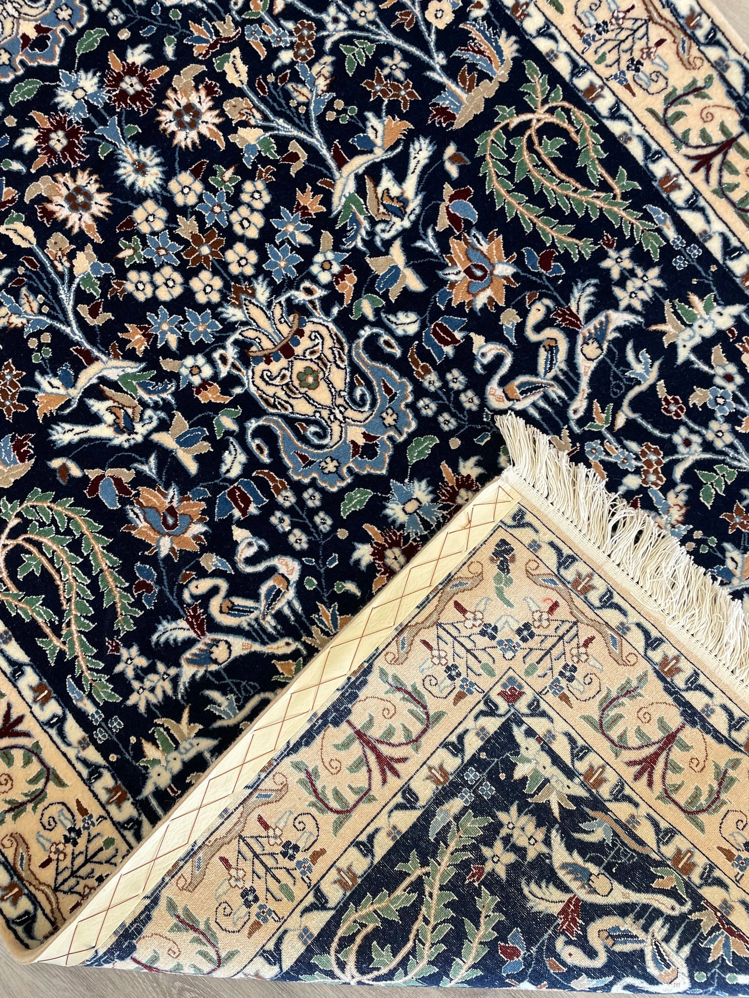 Naeen 6 Ply Wool & Silk Rug (3'3" x 4'8")