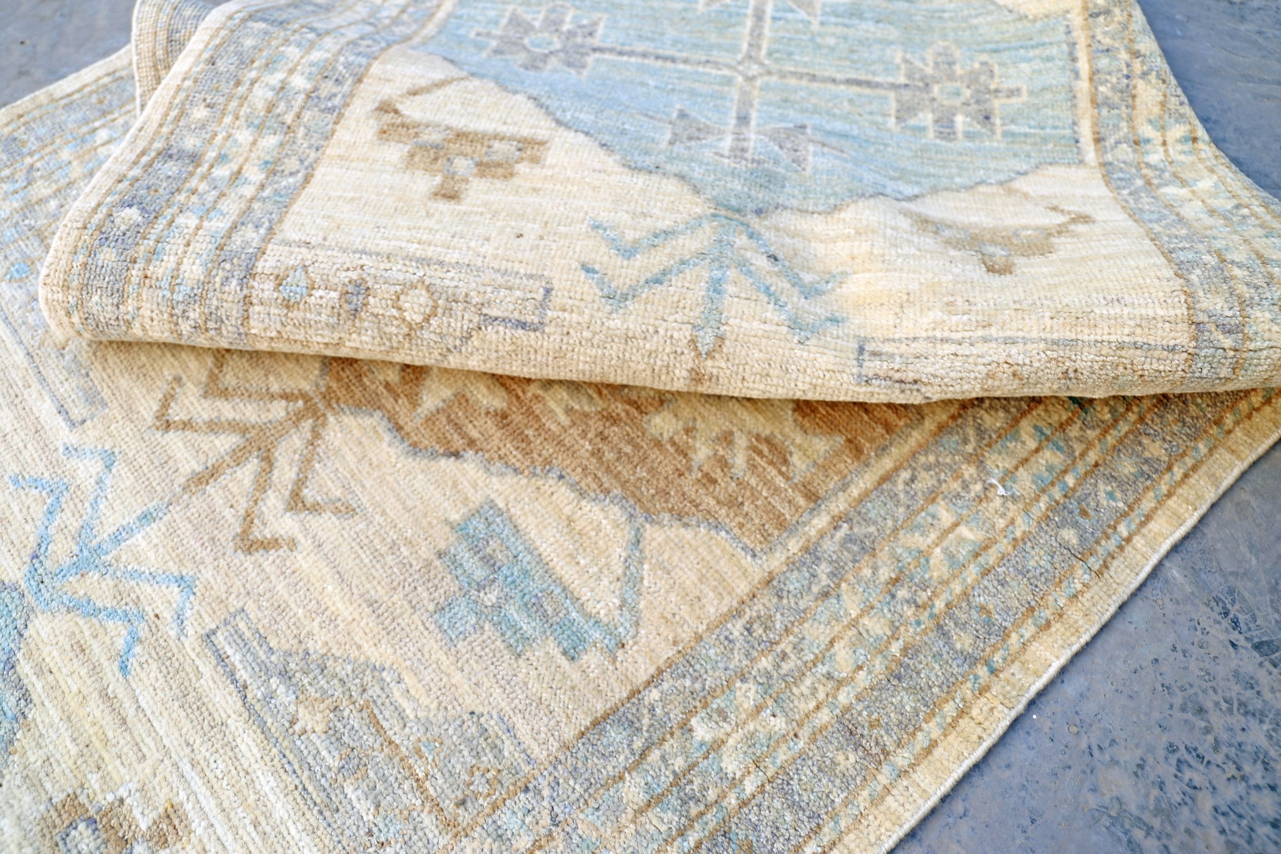 Oushak Wool Rug Runner (3'1" x 8'0")