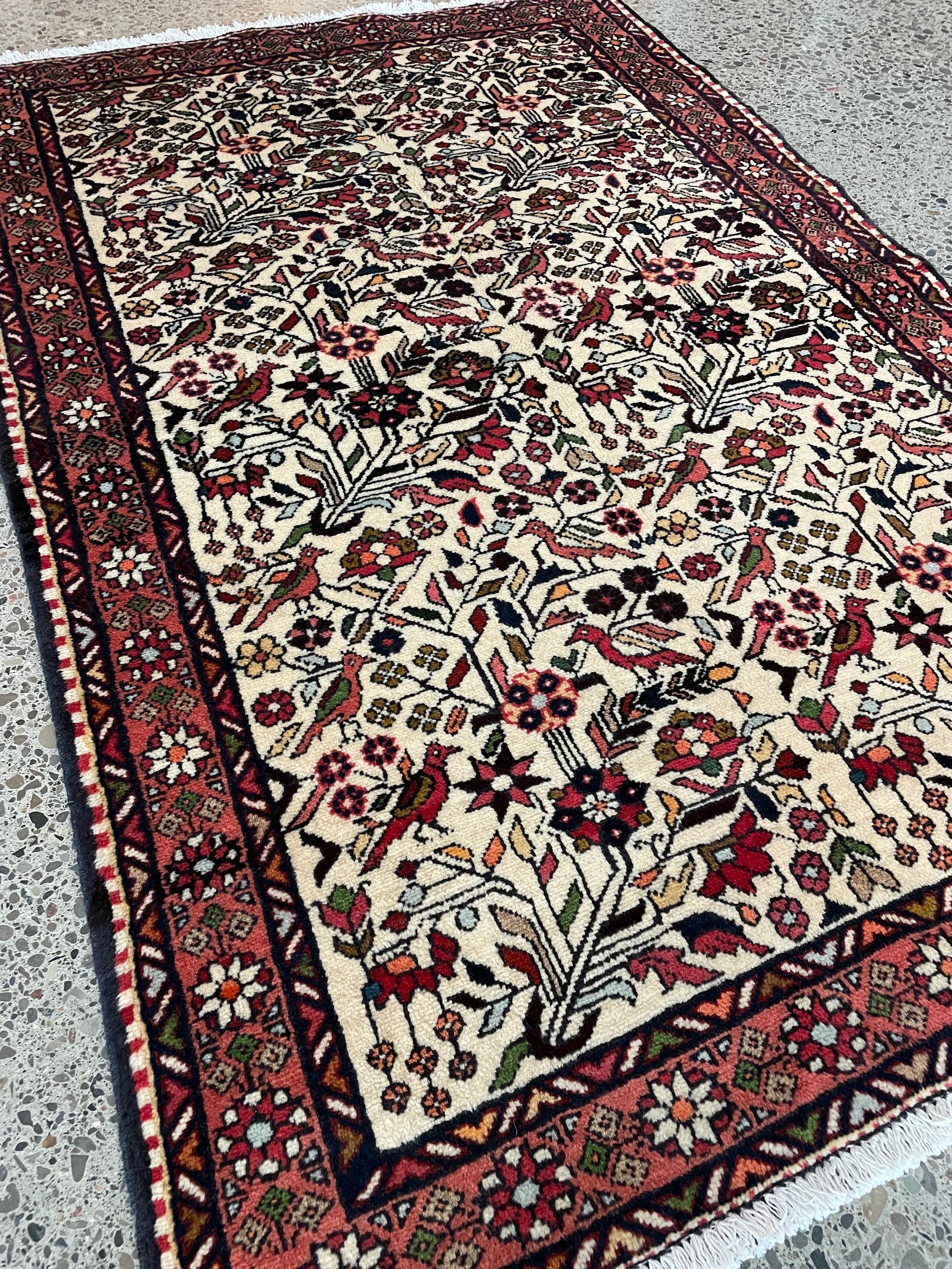 Rudbar Wool Rug (3'2" x 4'10")