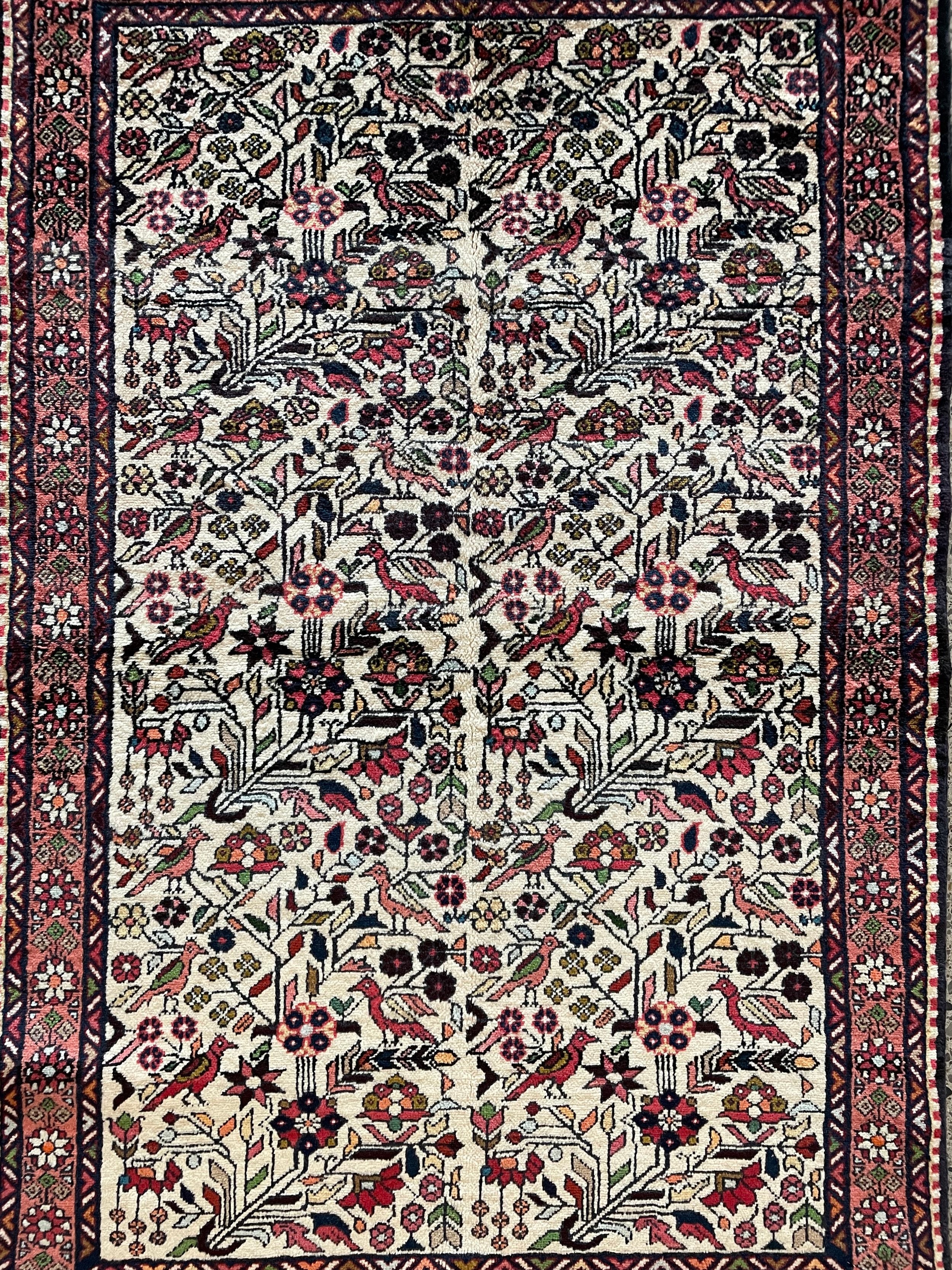 Rudbar Wool Rug (3'2" x 4'10")
