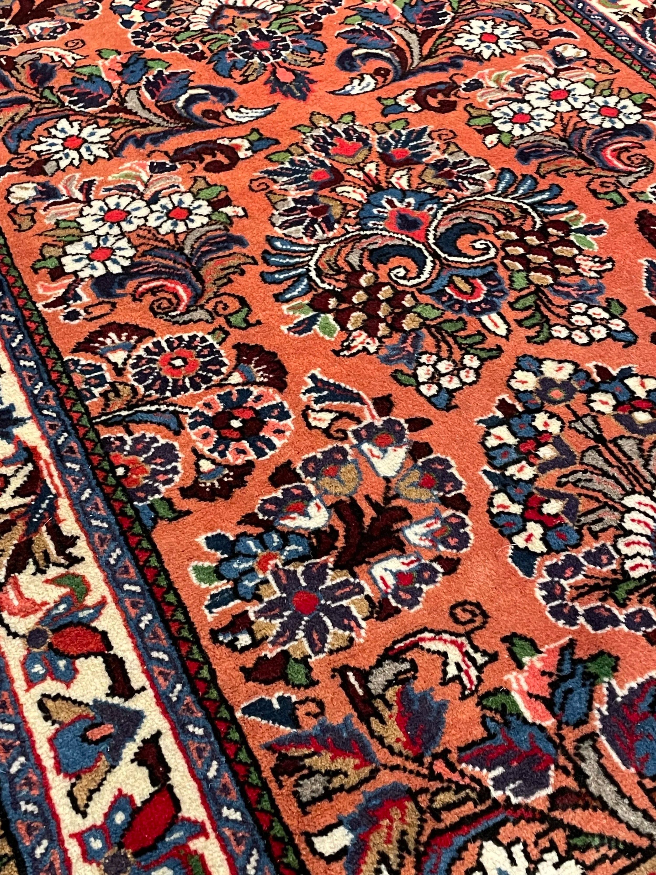 Sarough Wool Runner Rug (2'7" x 13'7")