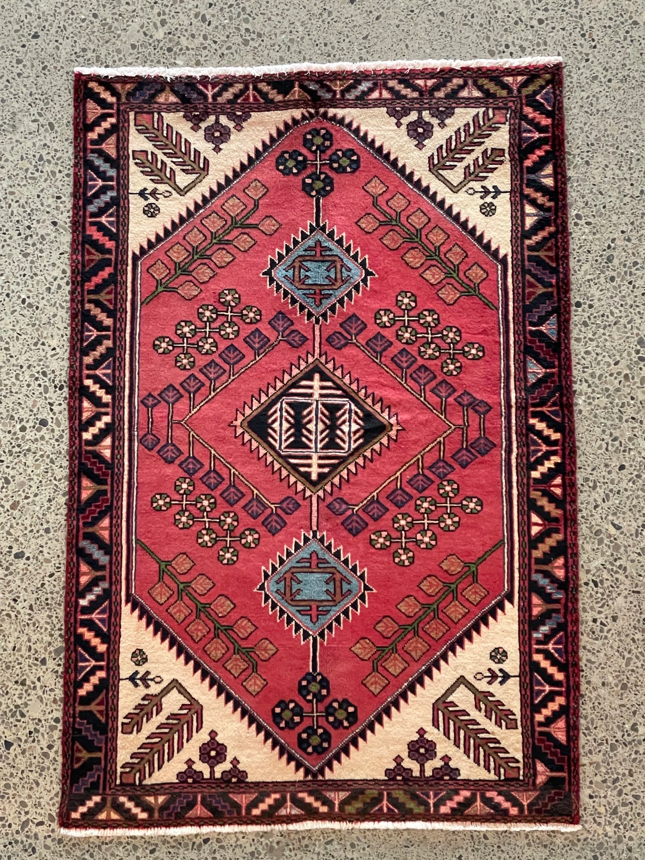 Saveh Wool Rug (3'7" x 5'5")