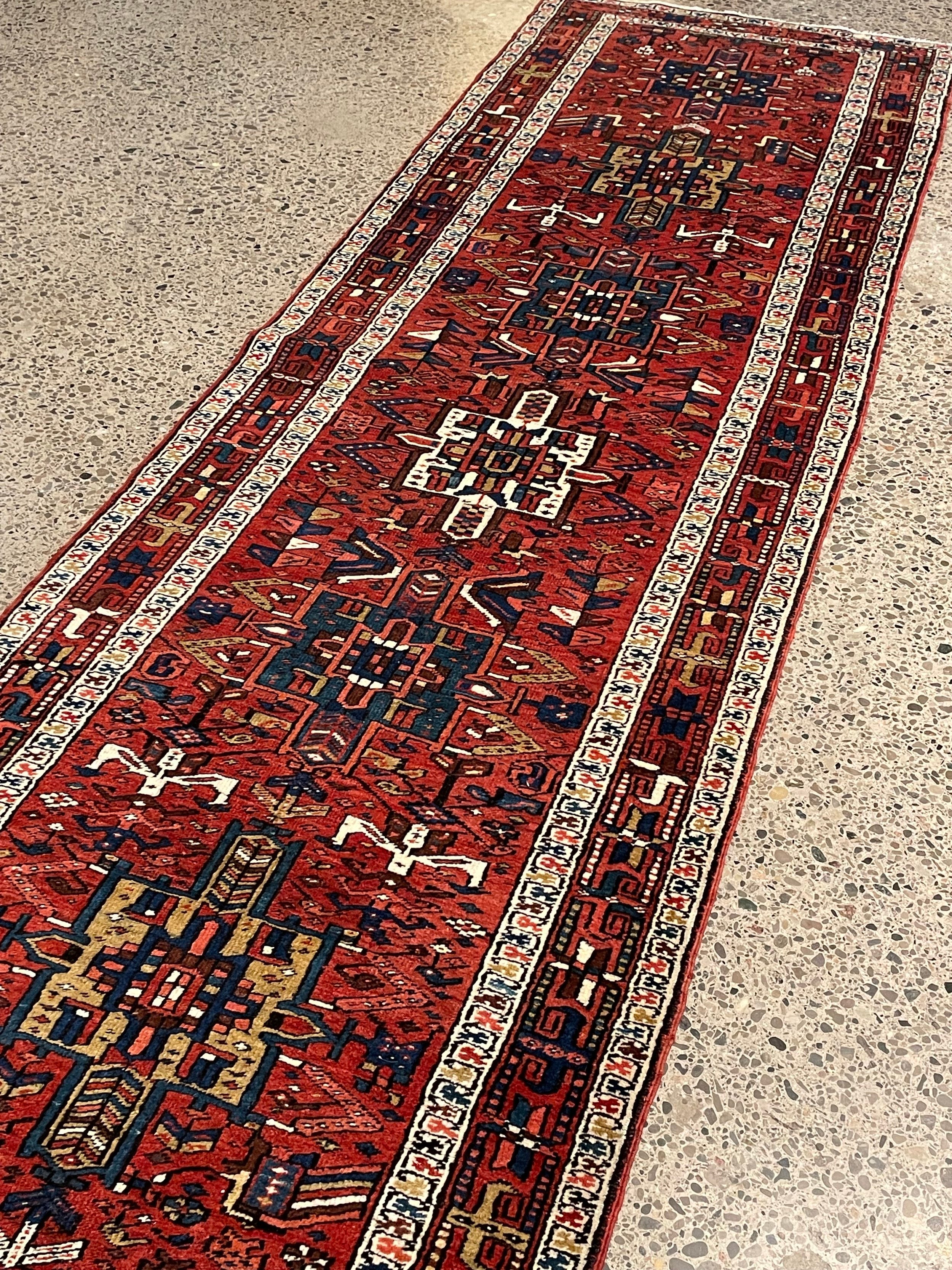 Karajeh Semi-Antique Wool Rug (2'11" x 11'5")