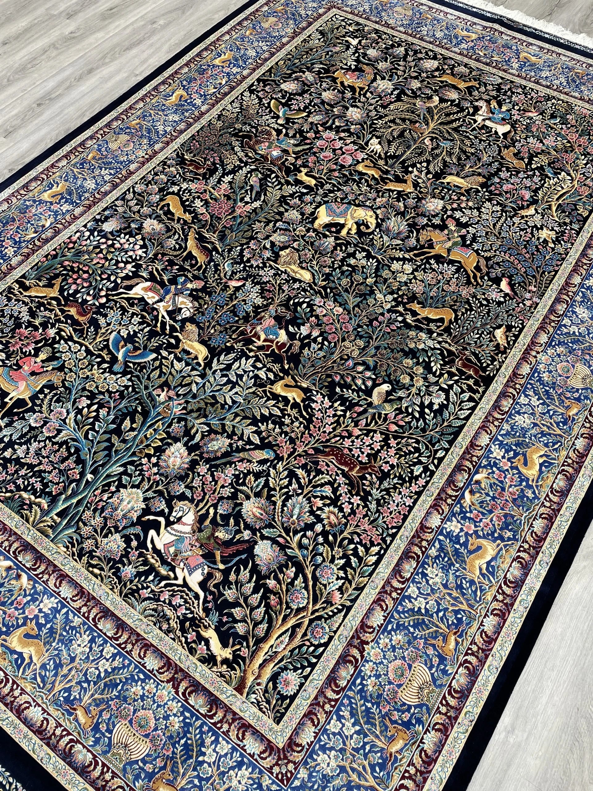 Art. Silk Rug (6'6" x 9'8")