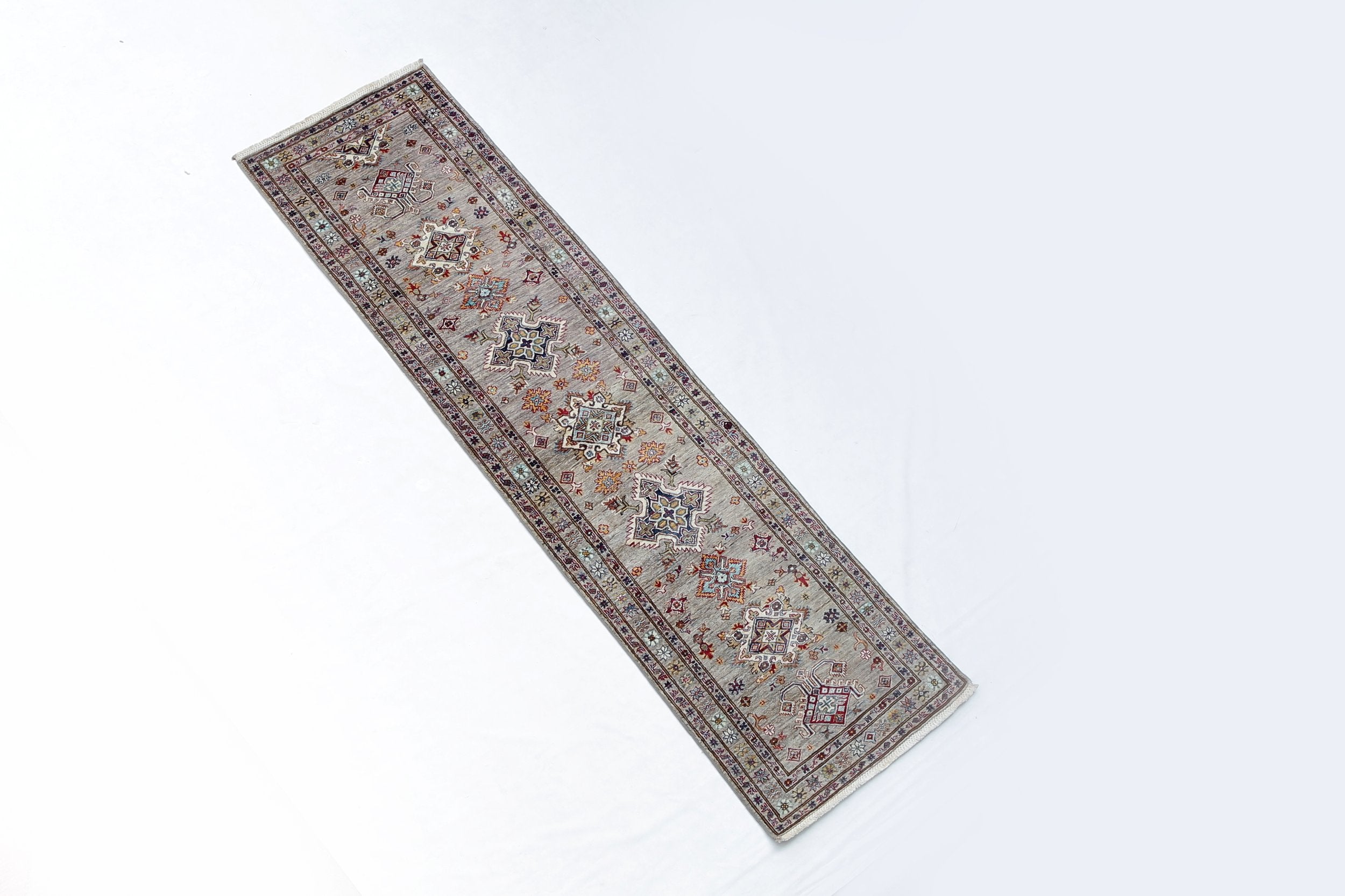 Super Kazak Rug Runner (2'7" x 9'8")
