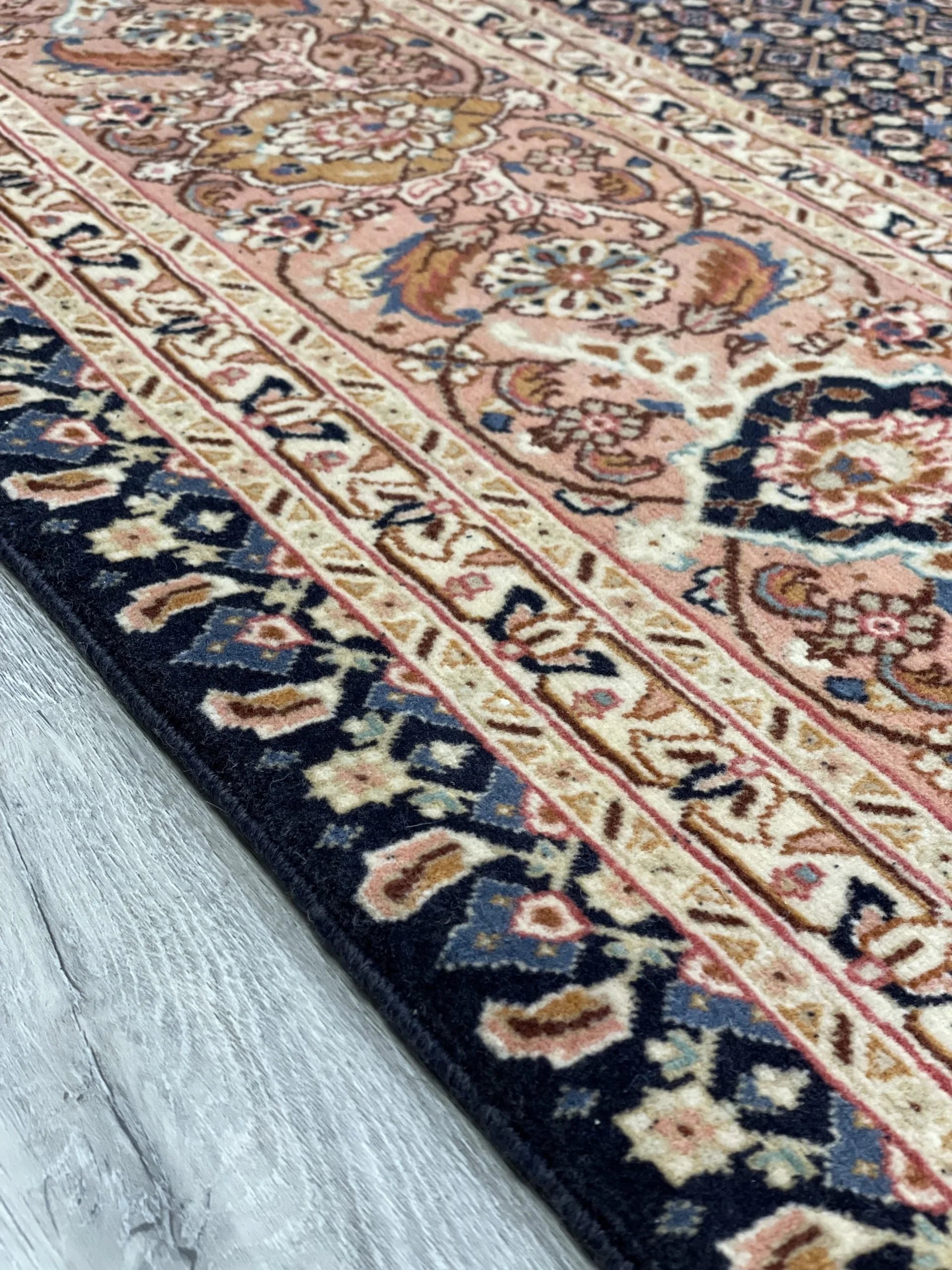 Tabriz Wool & Silk Rug (6'11" x 9'11")