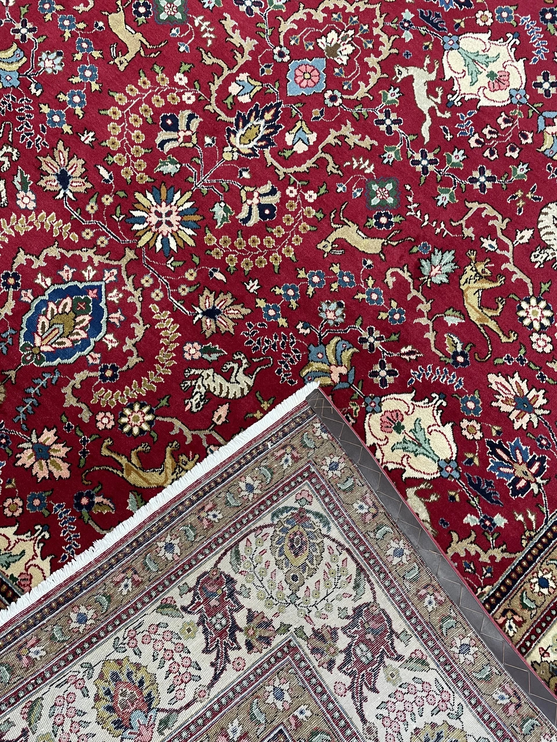 Wool Tabriz Rug (9'11" x 13'2")