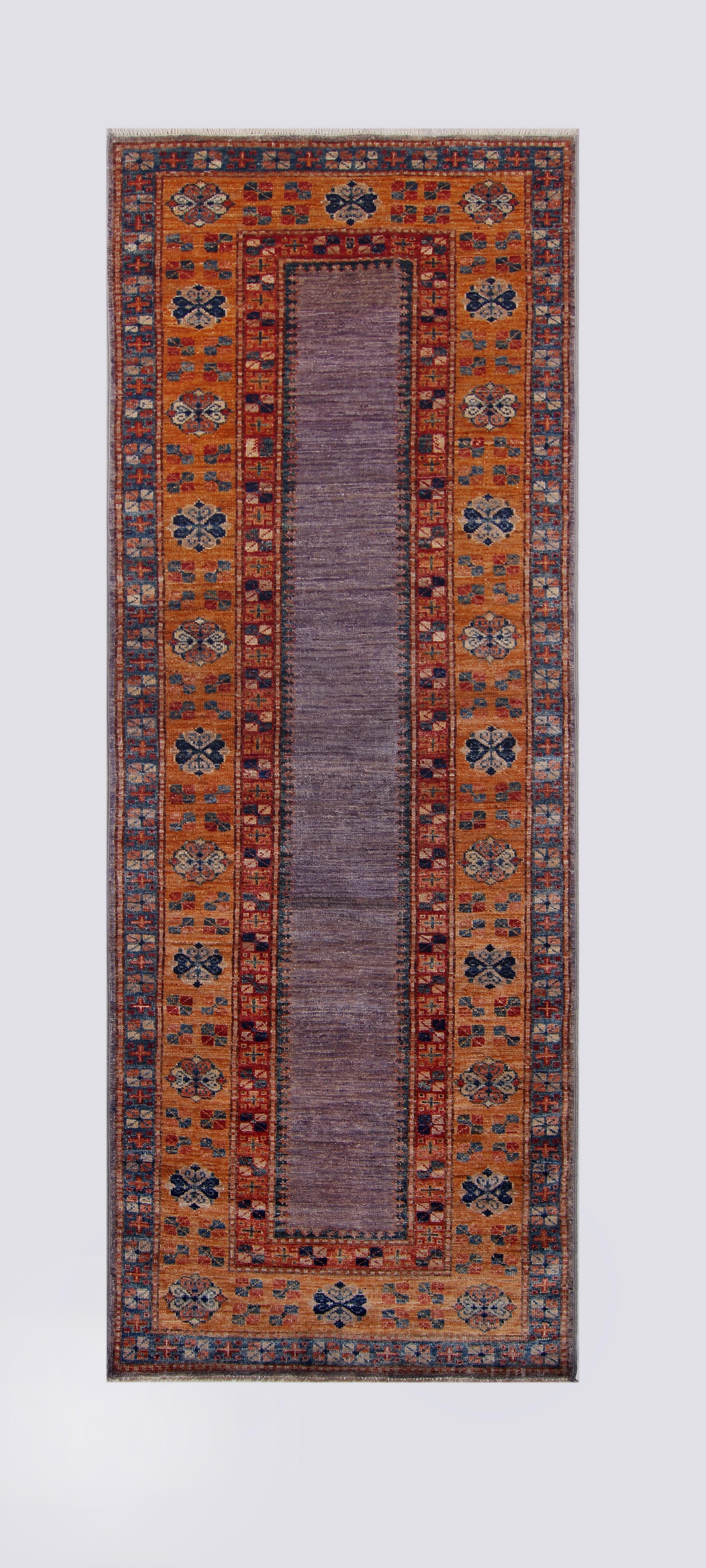 Modern Tribal Wool Rug Runner (2'5" x 6'8")