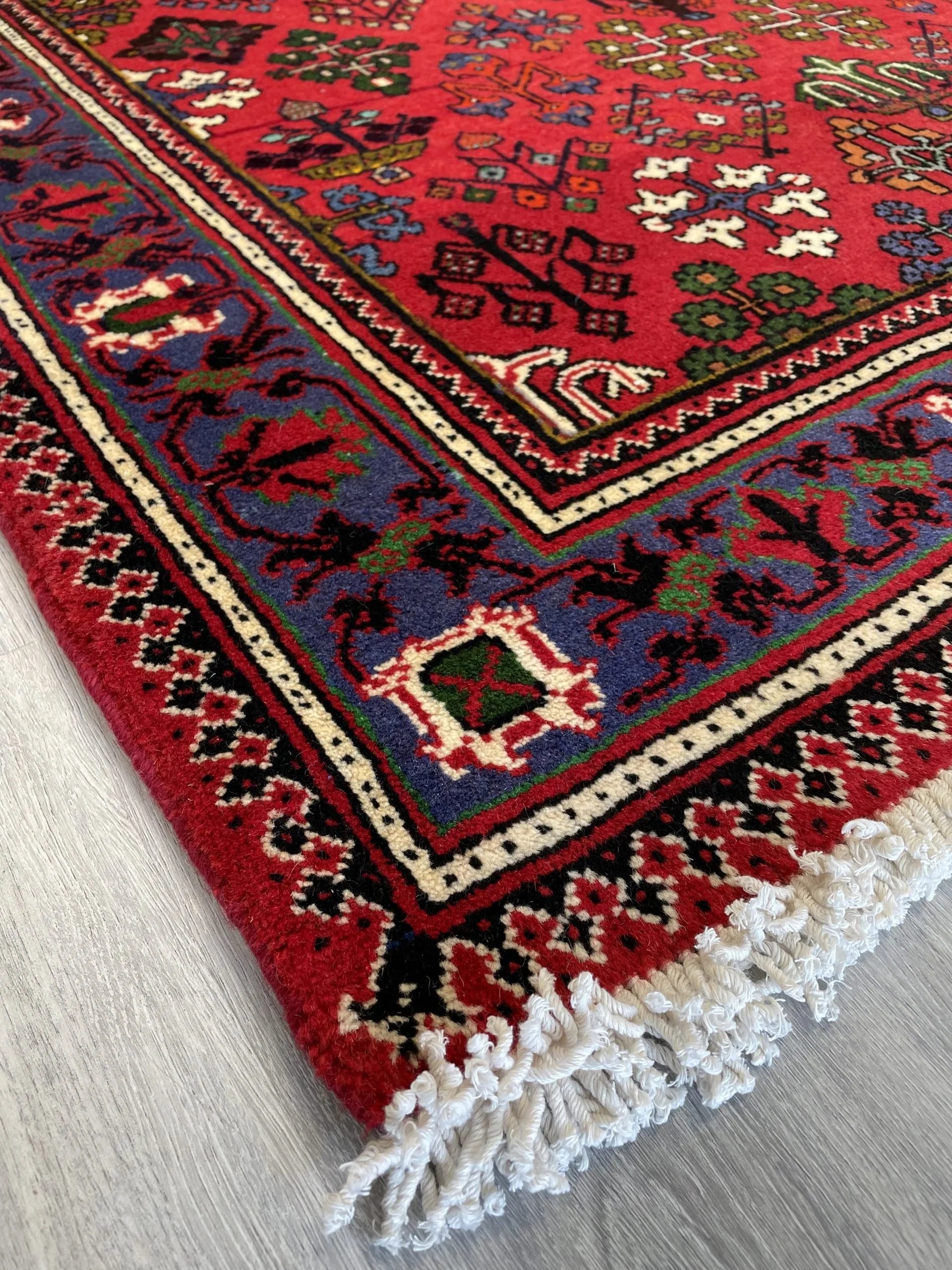 Joshaghan Tribal Wool Rug (4'6" x 7'0")
