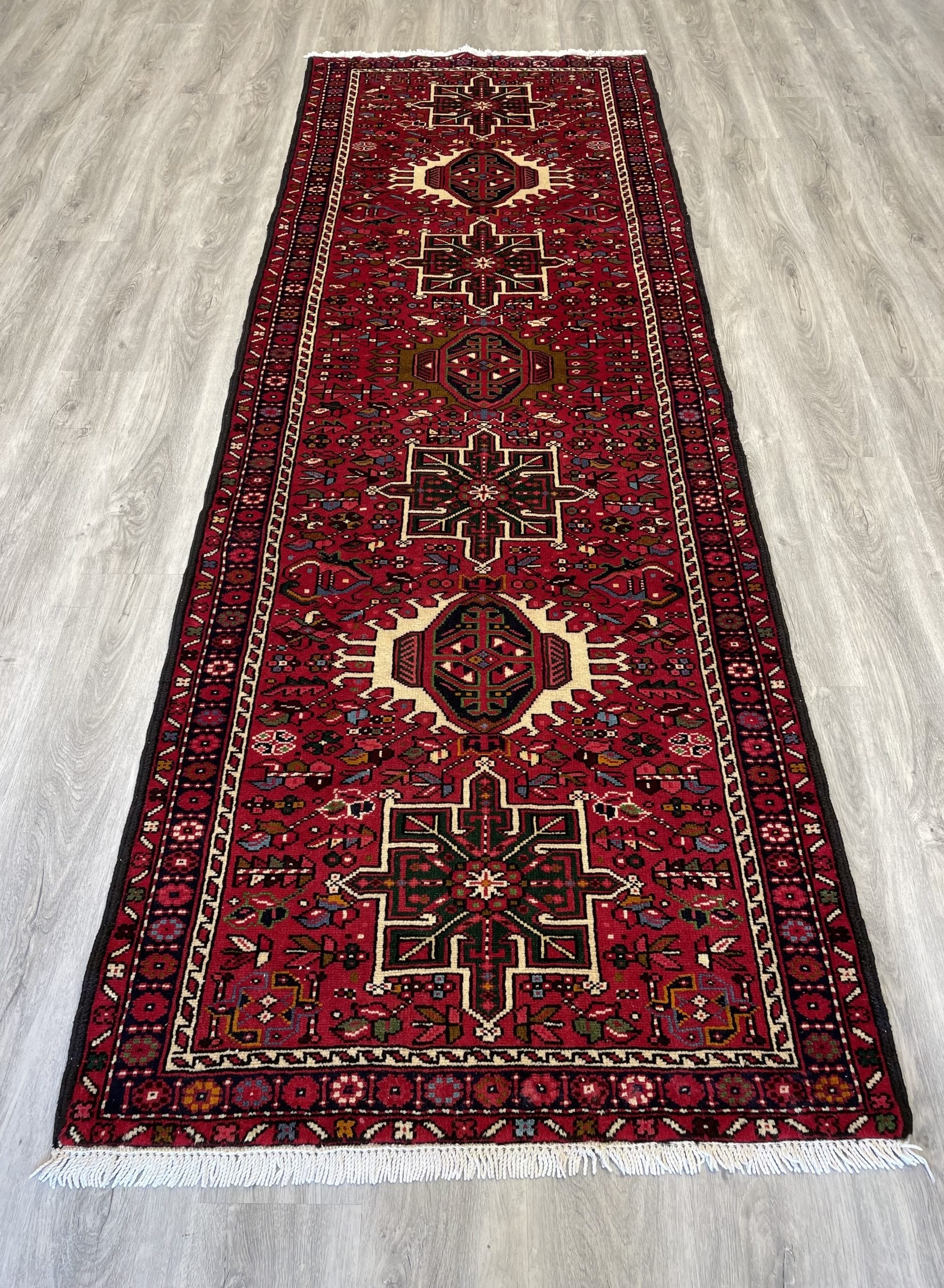 Karajeh Wool Runner Rug (3'2" x 10'3")