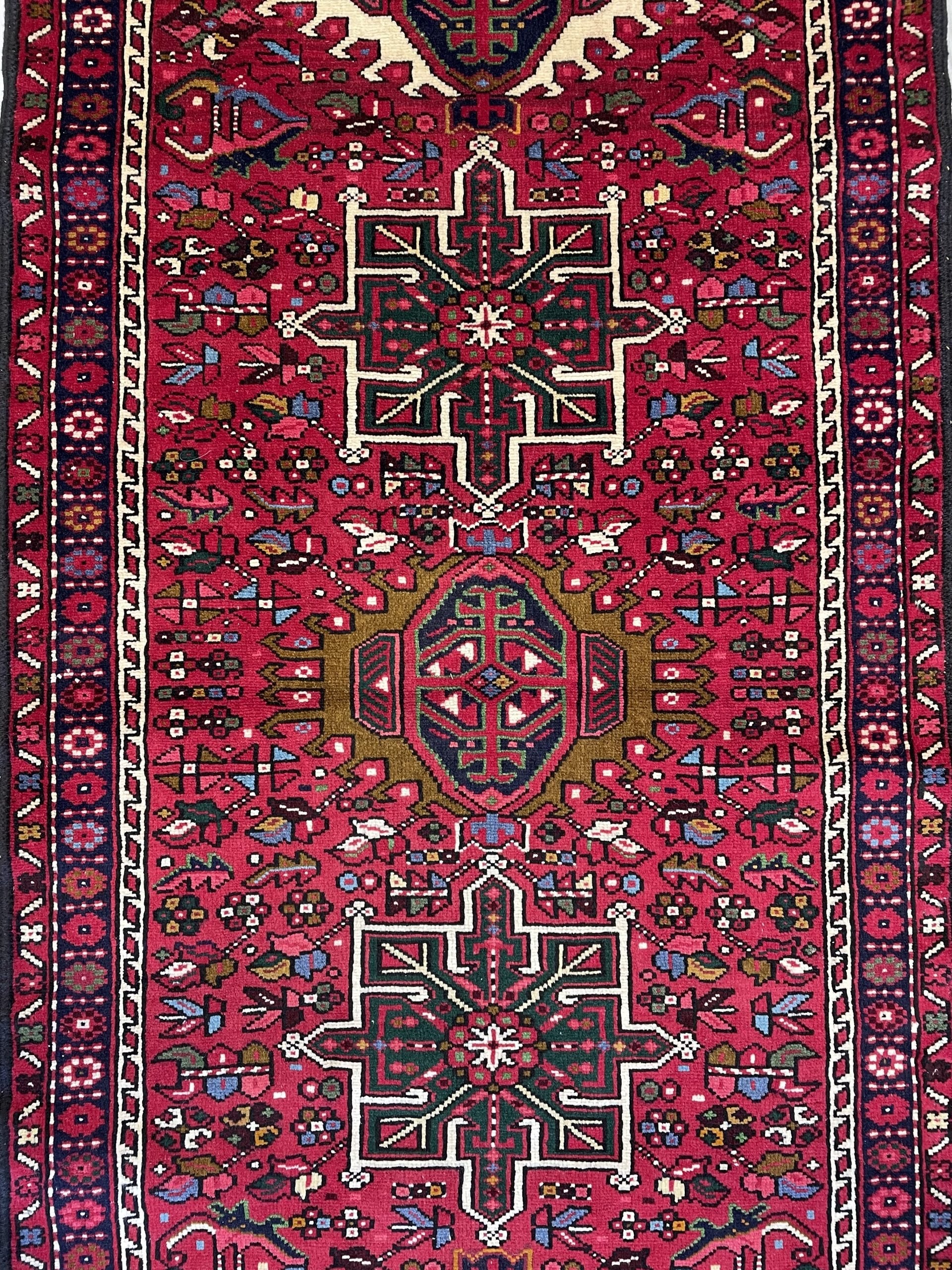 Karajeh Wool Runner Rug (3'2" x 10'3")