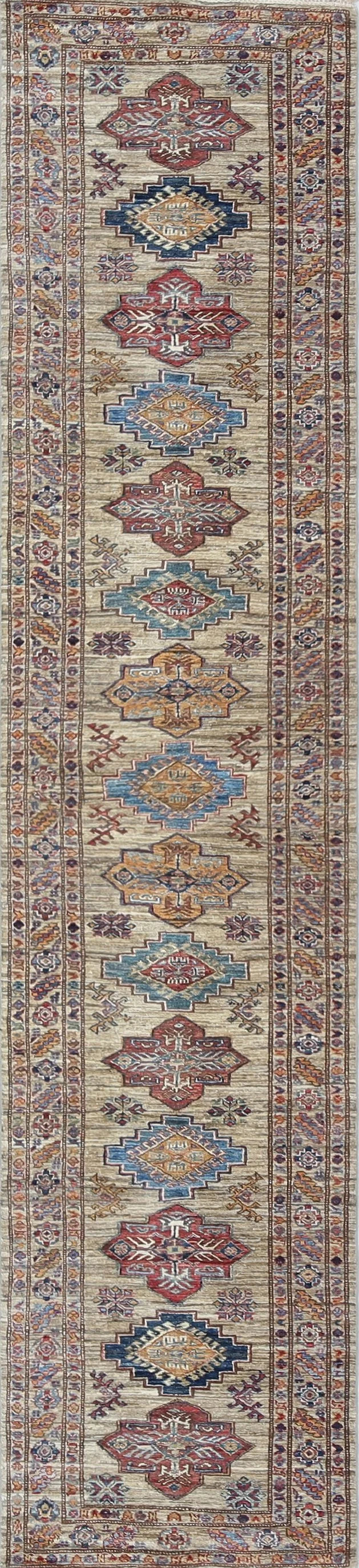 Super Kazak Rug Runner (2'7" x 13'6")
