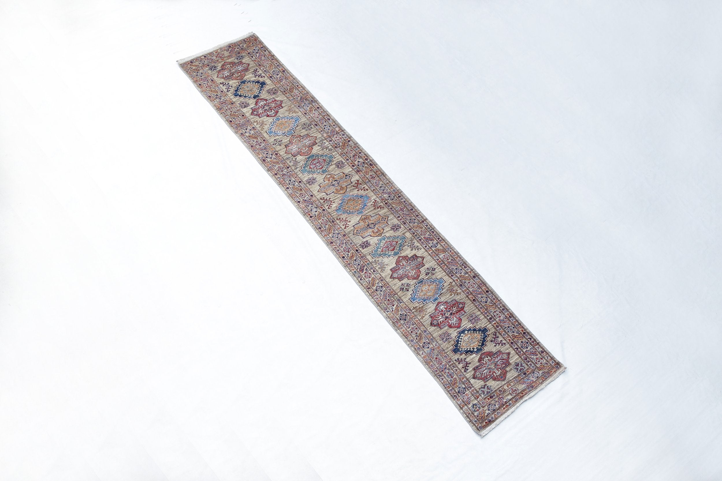 Super Kazak Rug Runner (2'7" x 13'6")
