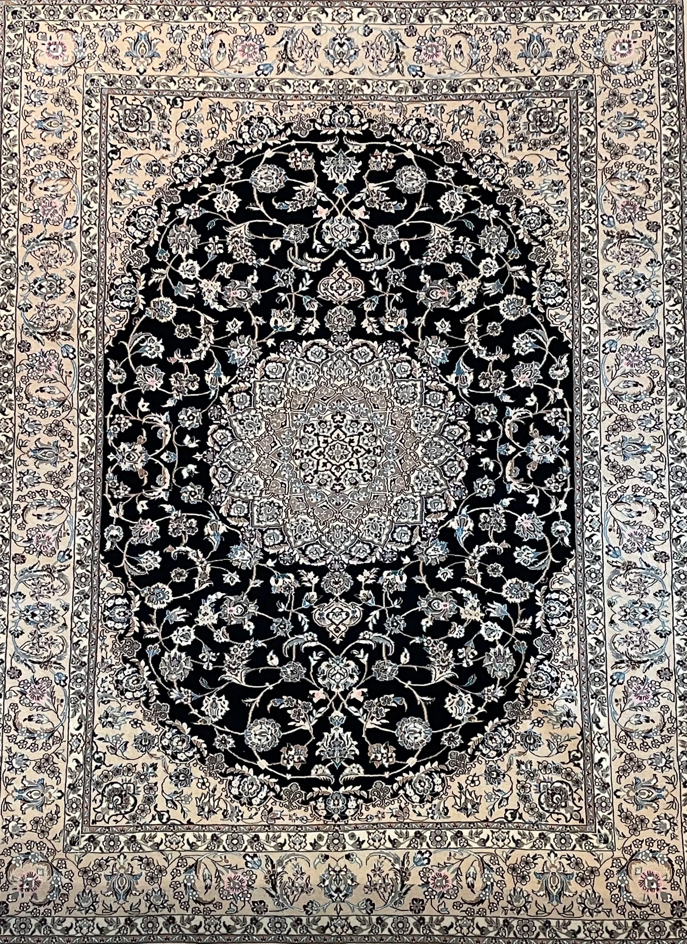 Naeen Wool & Silk Rug (6'8" x 9'1")