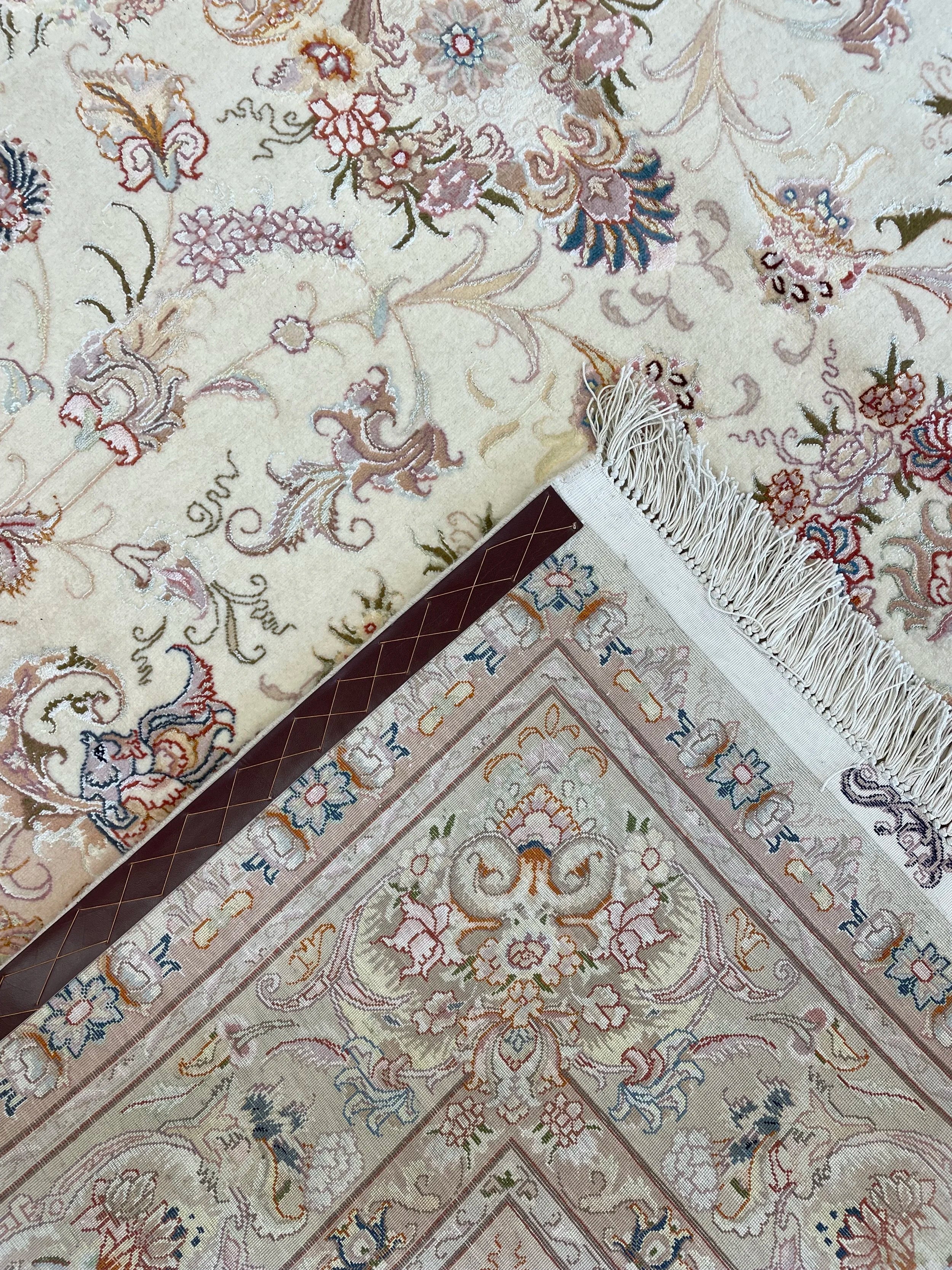 Tabriz Wool & Silk Rug (6'8" x 10'0")