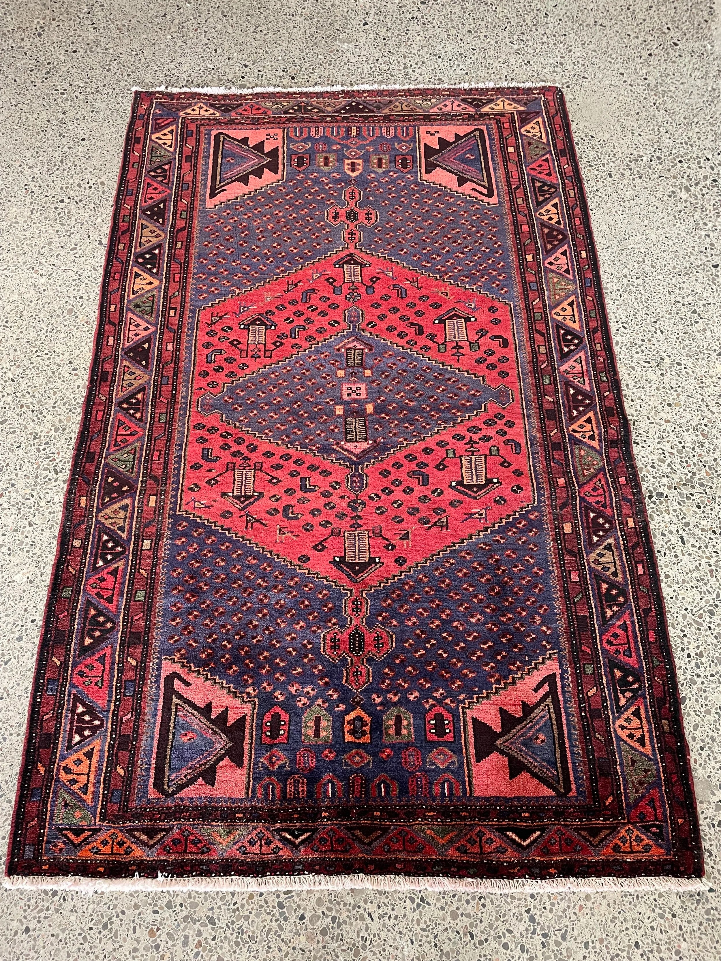 Zanjan Wool Rug (4'8" x 7'5")
