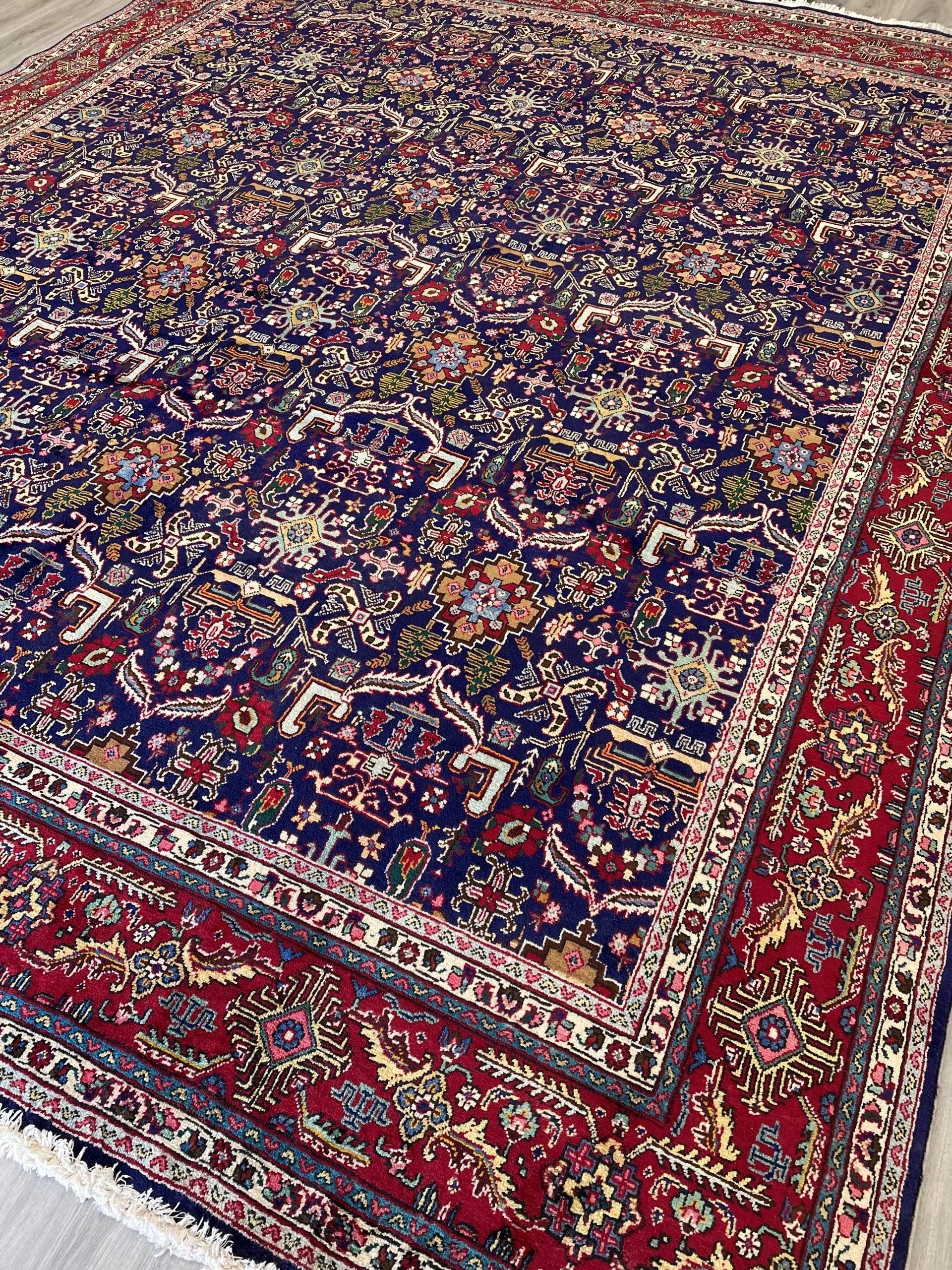 Tabriz Large Wool Rug (11'8" x 14'4")