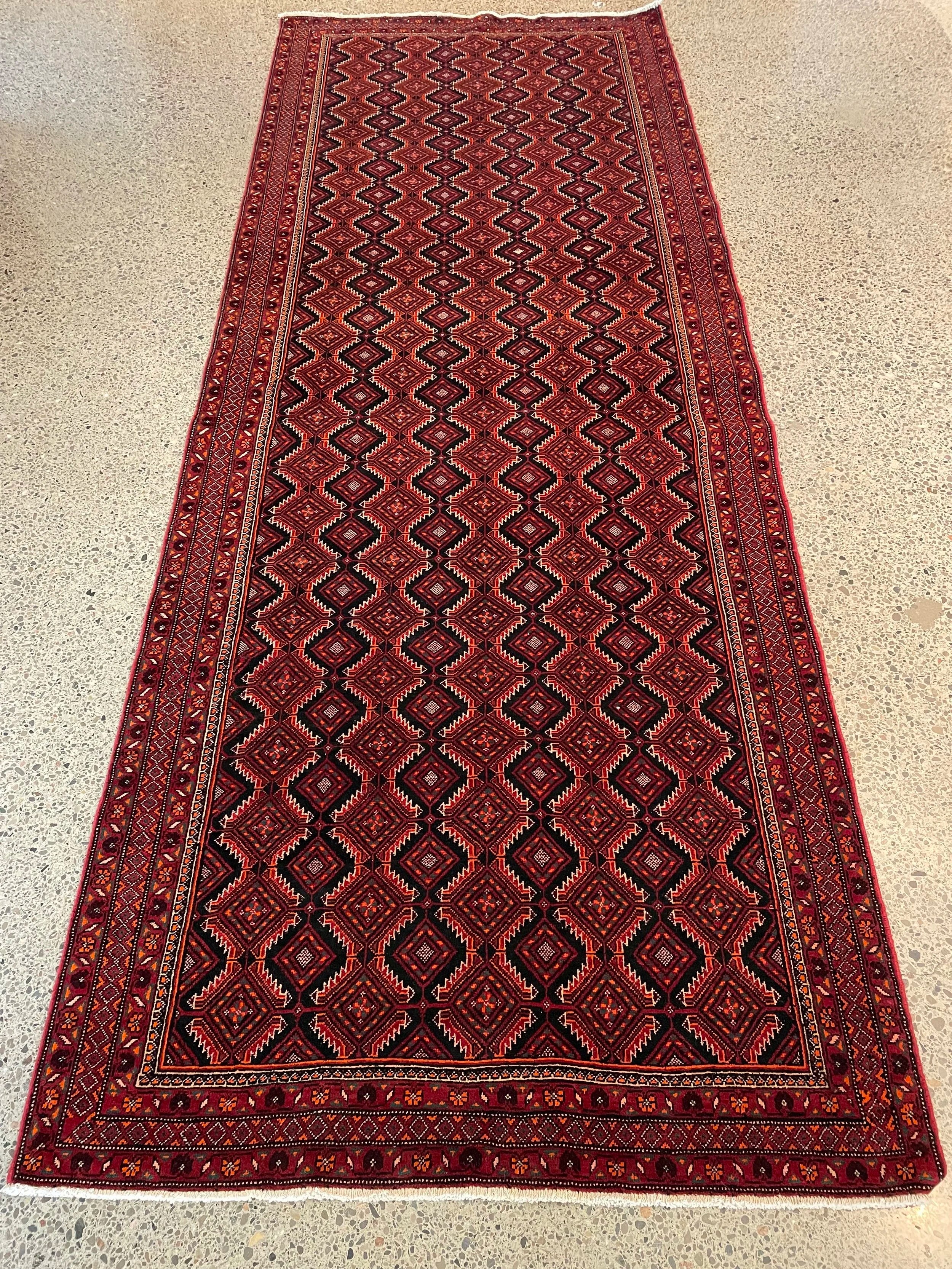 Fine Baluchi Wool Rug Runner (4'8" x 12'8")