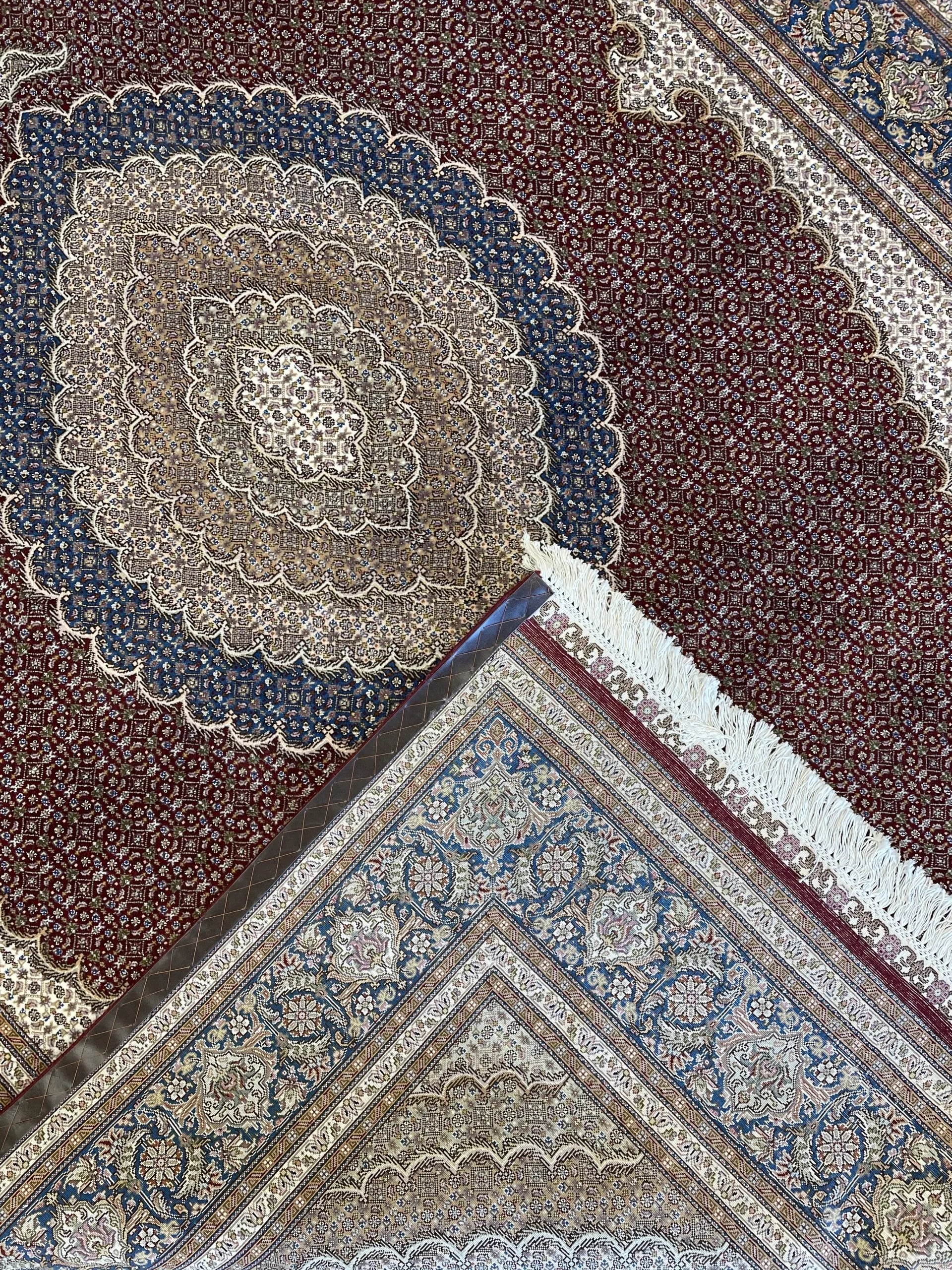 Tabriz Wool & Silk Rug (6'9" x 10'0")