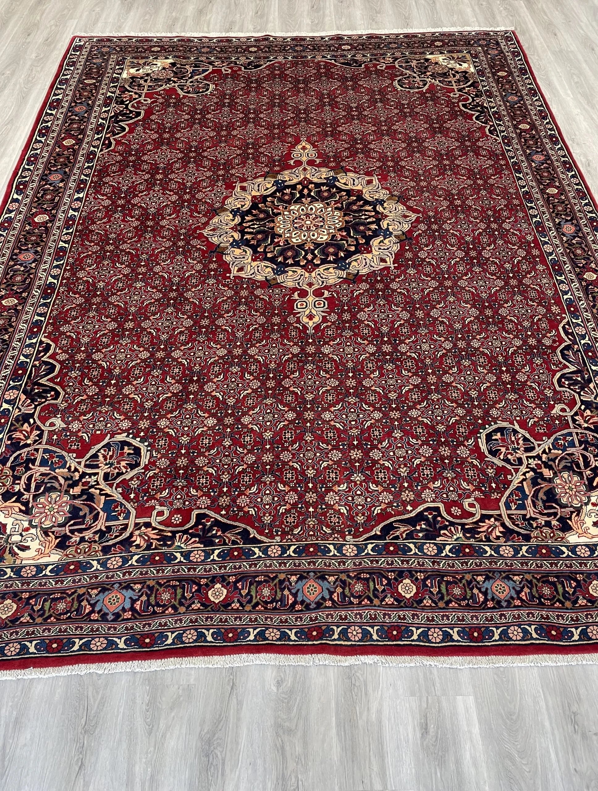 Wool Bijar Rug (8'10" x 11'7")