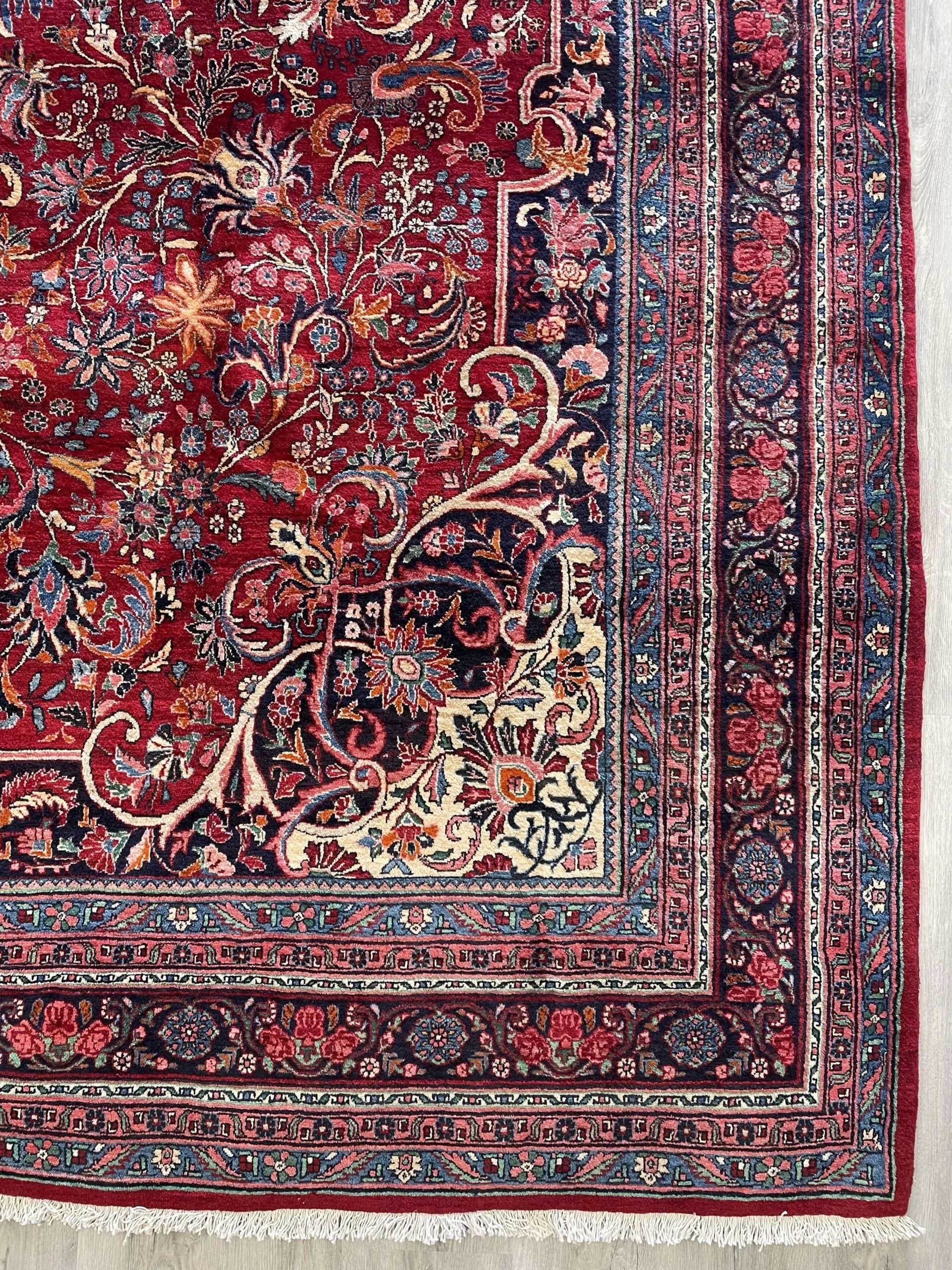 Wool Bijar Rug (9'2" x 12'2")