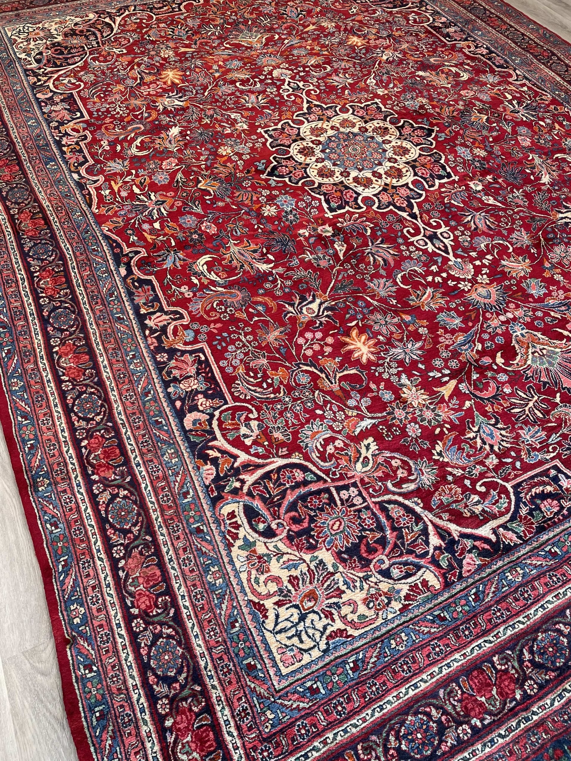 Wool Bijar Rug (9'2" x 12'2")