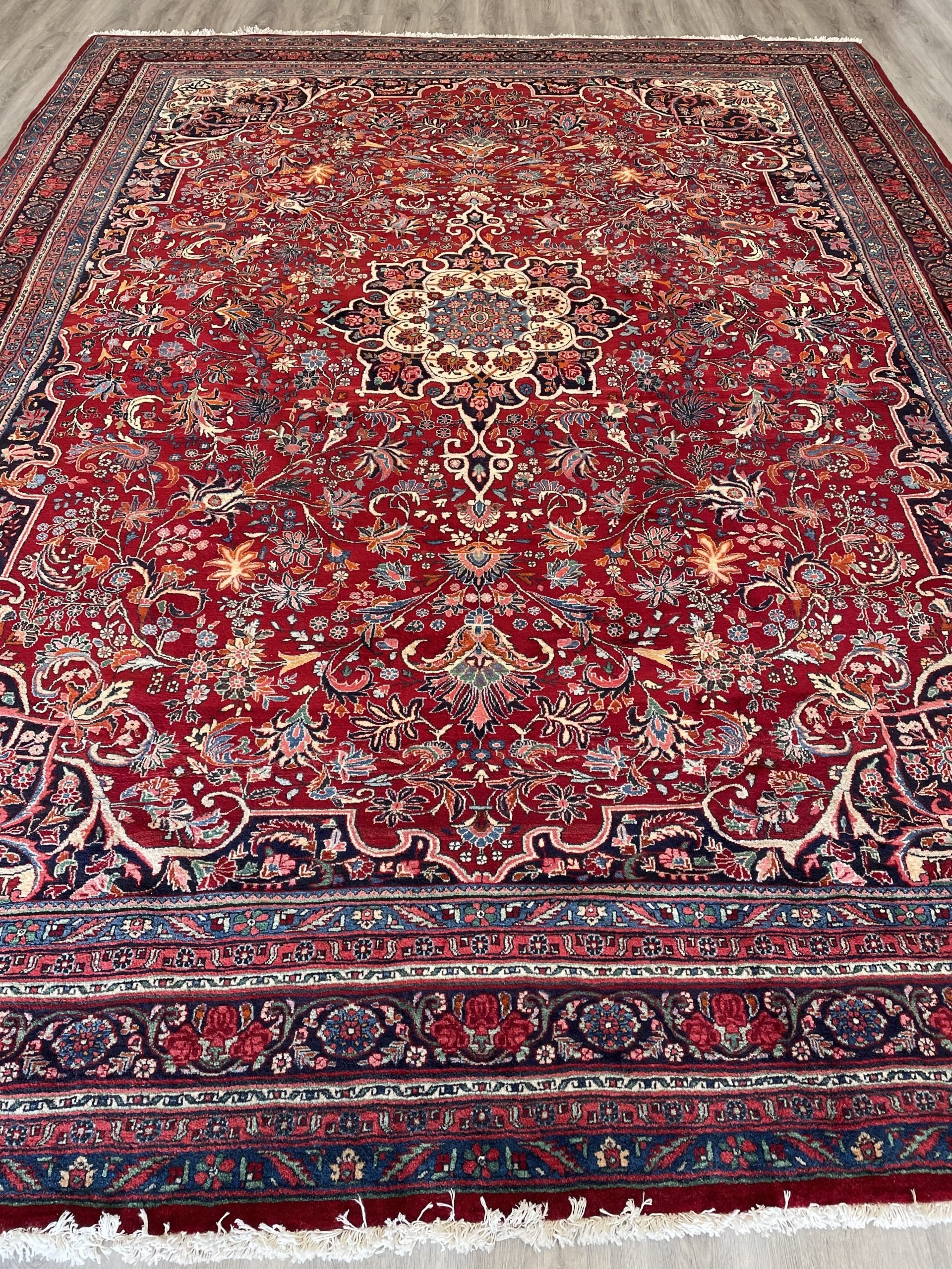 Wool Bijar Rug (9'2" x 12'2")