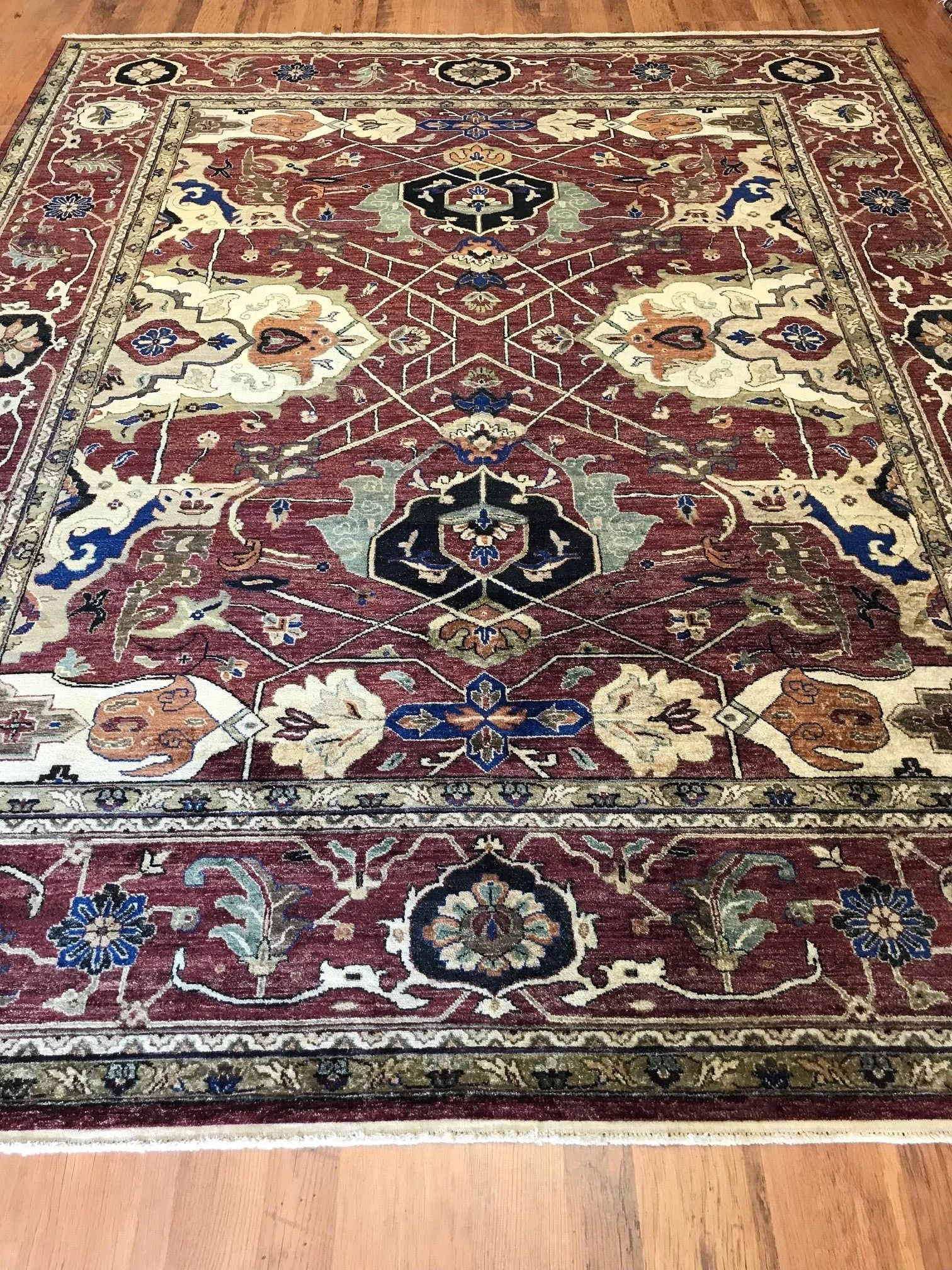 Tribal-Style Wool Rug (8'0" x 9'10")