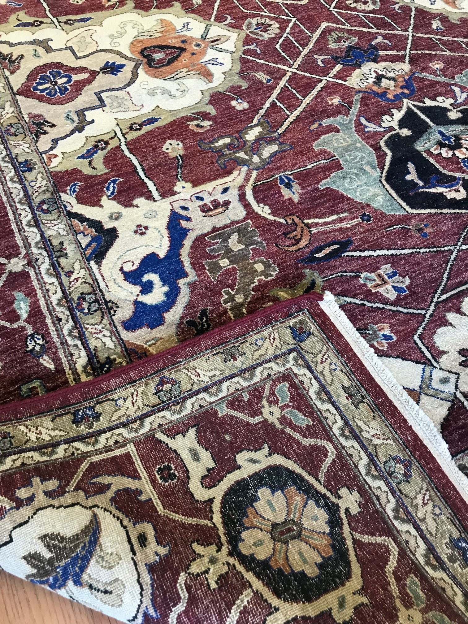 Tribal-Style Wool Rug (8'0" x 9'10")