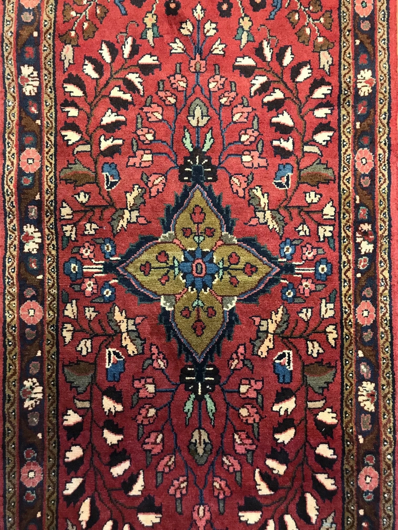 Vintage Hamedan Rug (2'9" x 10'2")