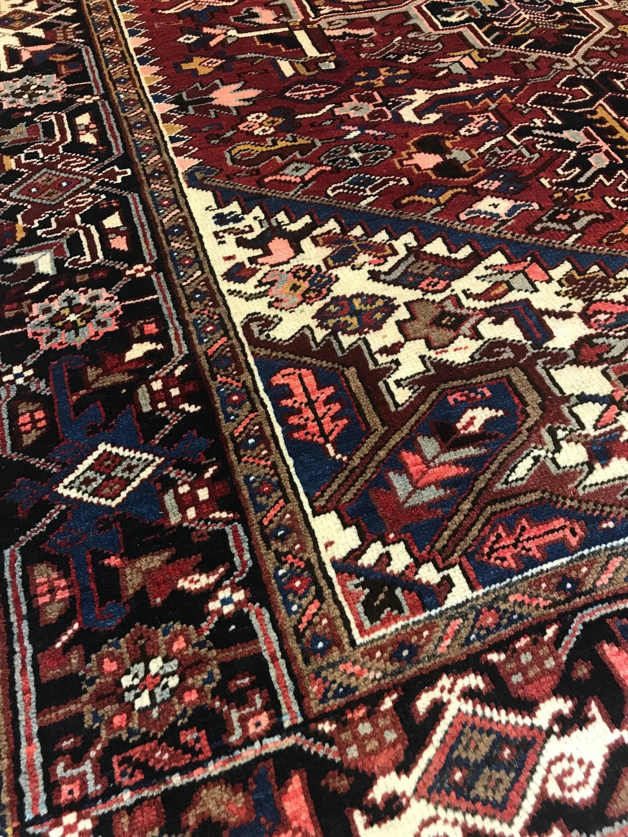 Wool Heriz Rug (6'7" x 9'10")