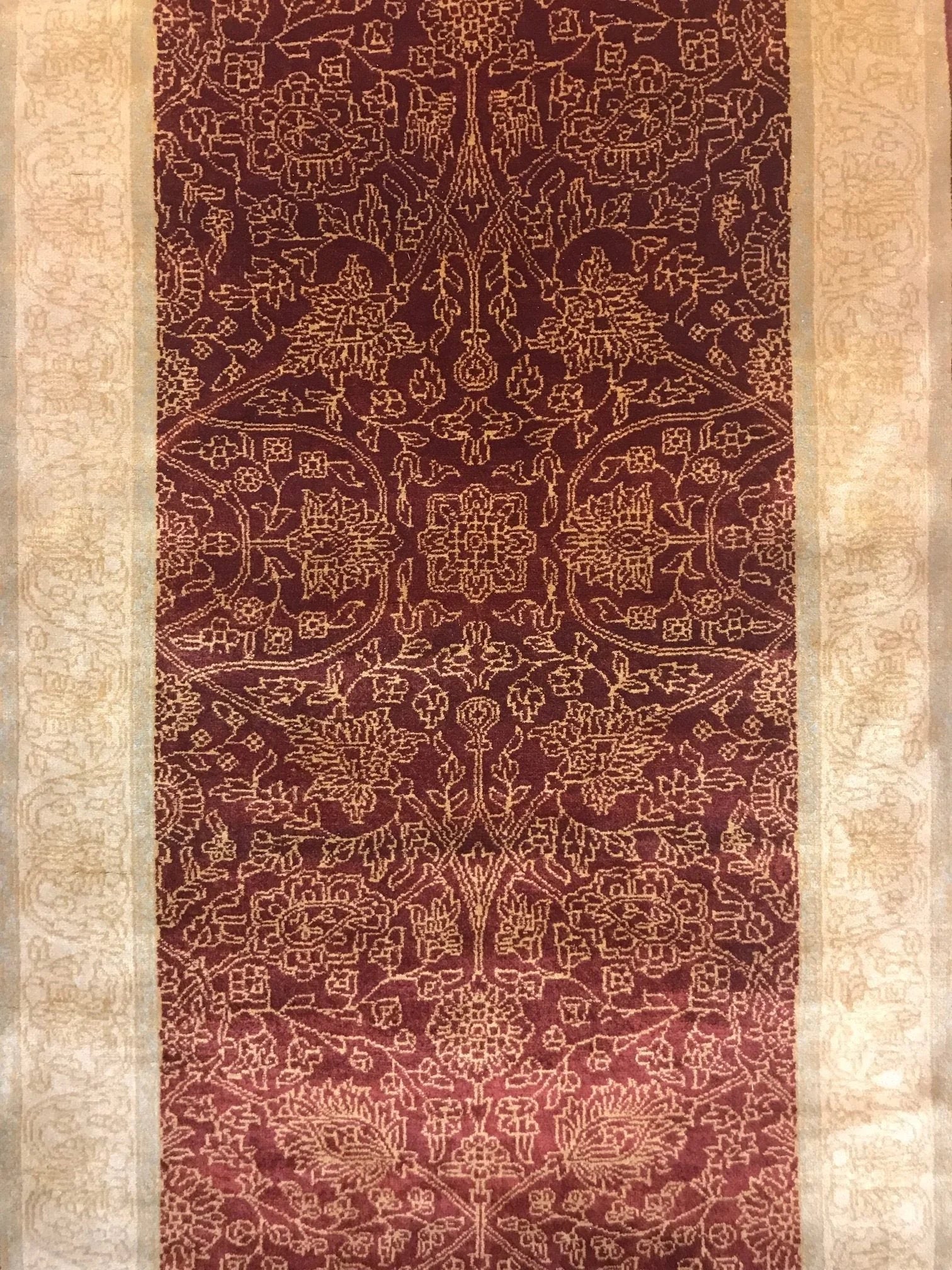 Indo Tabriz Rug Runner (2'8" x 5'11")