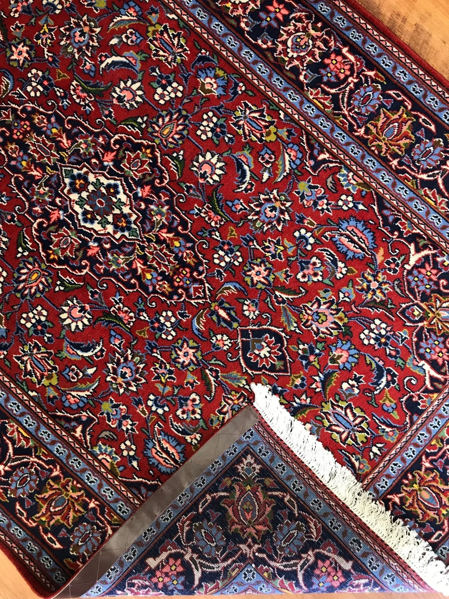 Kashan Wool Rug (4'5" x 6'10")