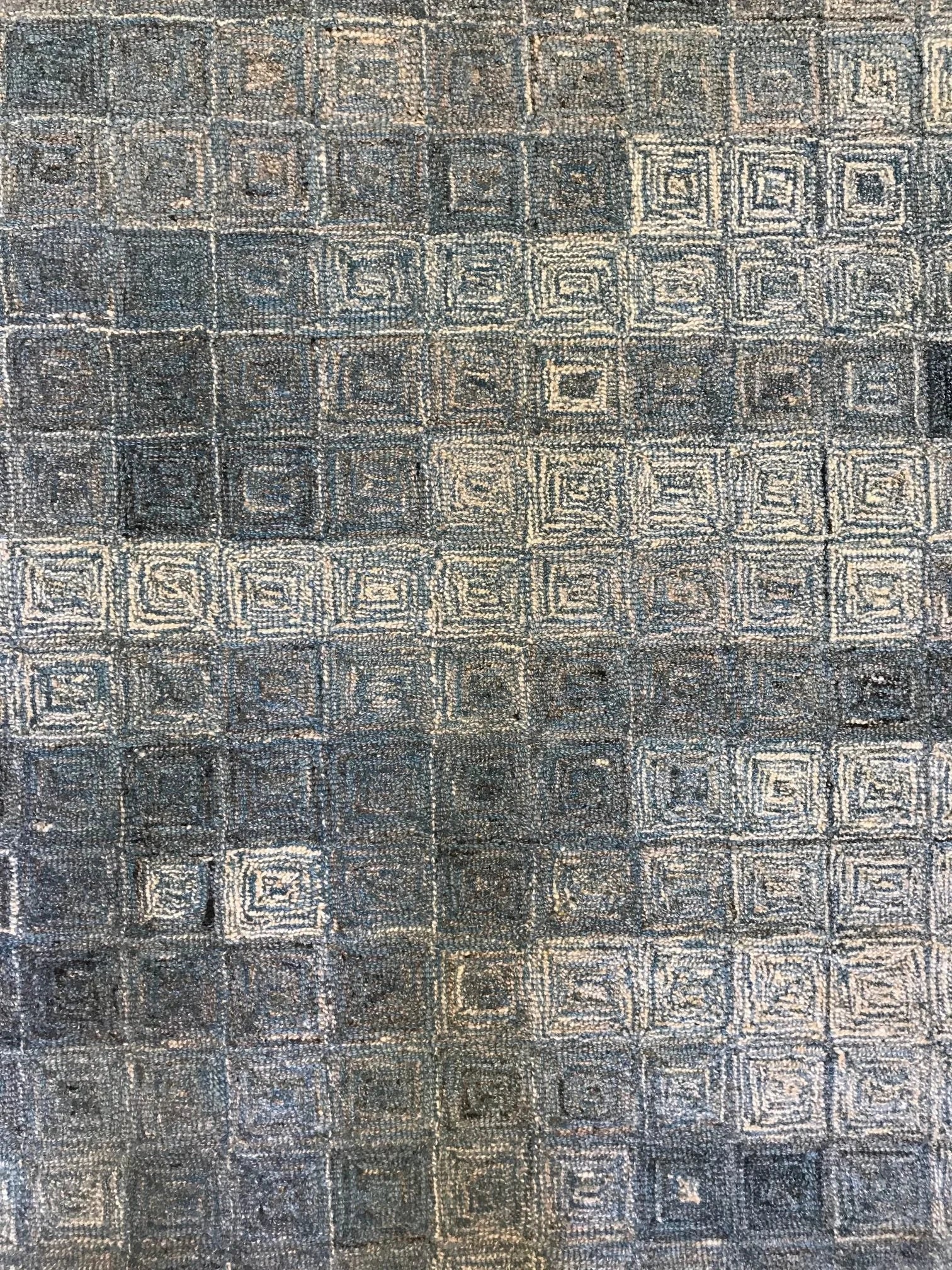 Marine Contemporary Wool Rug (5'0" x 8'0")