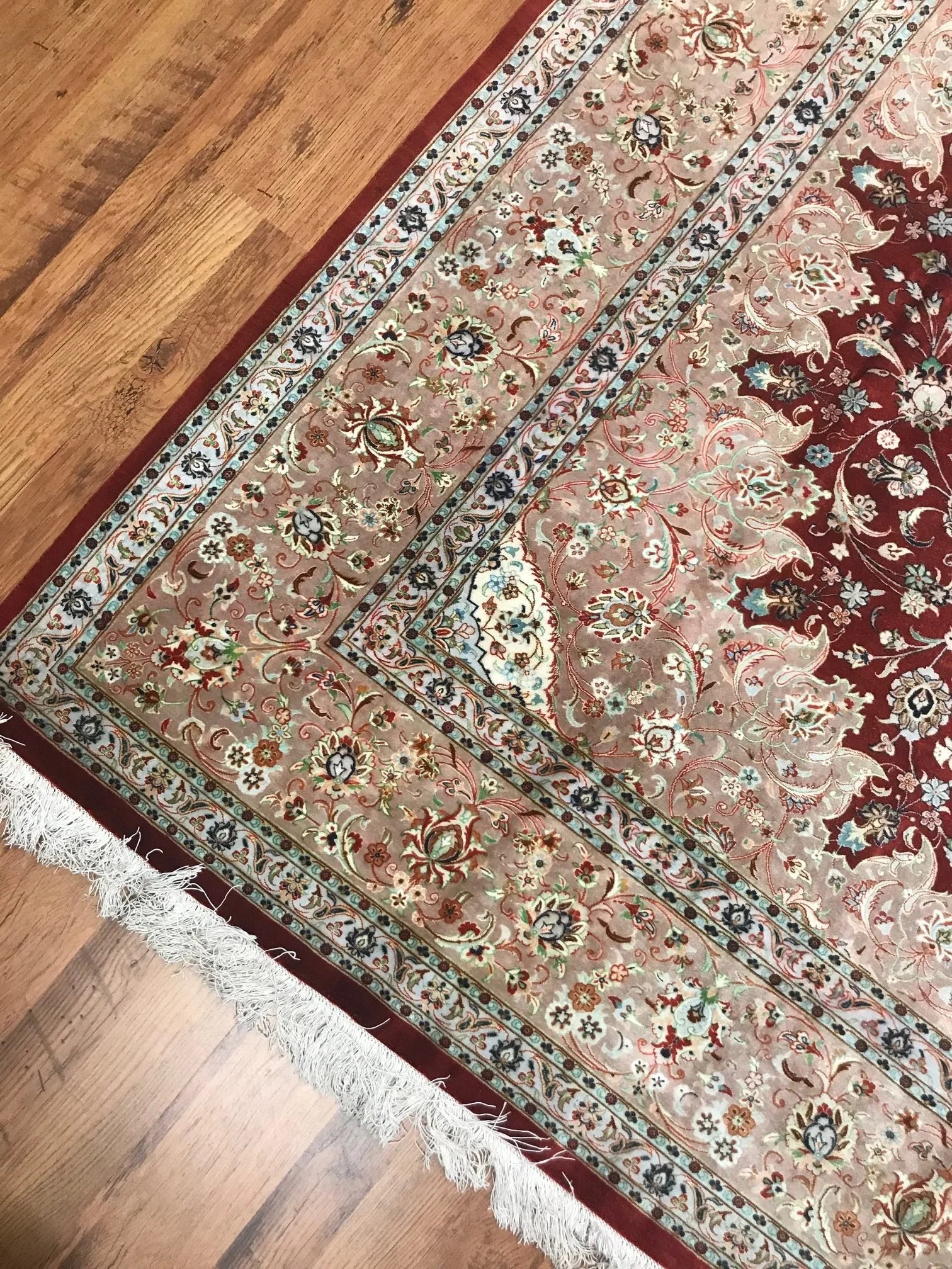 Qum 100% Silk Rug (8'0" x 11'7")