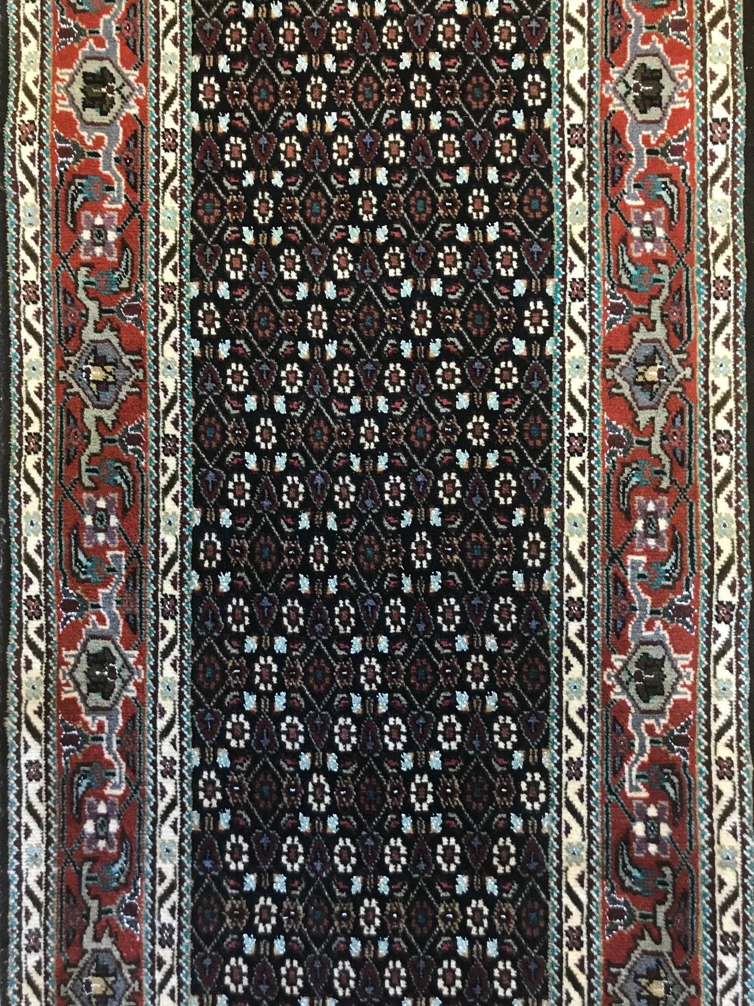 Tabriz Herati Wool & Silk Rug (2'3" x 9'8")