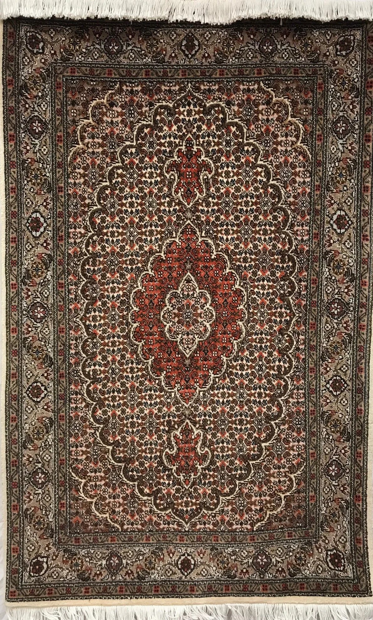 Tabriz Wool & Silk Rug (3'3" x 5'3")