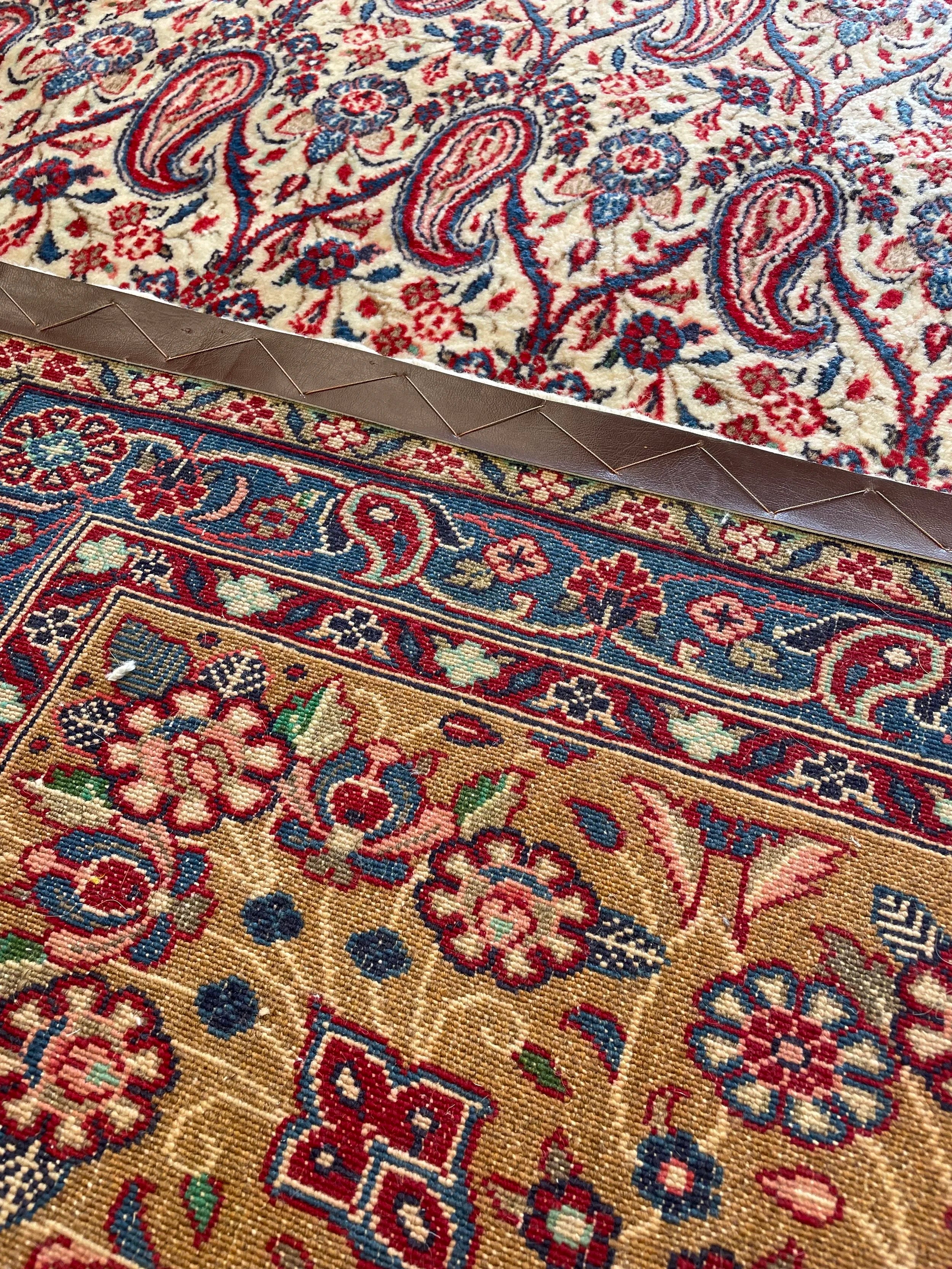 Kashan Vintage Wool Rug (8'10" x 11'10")
