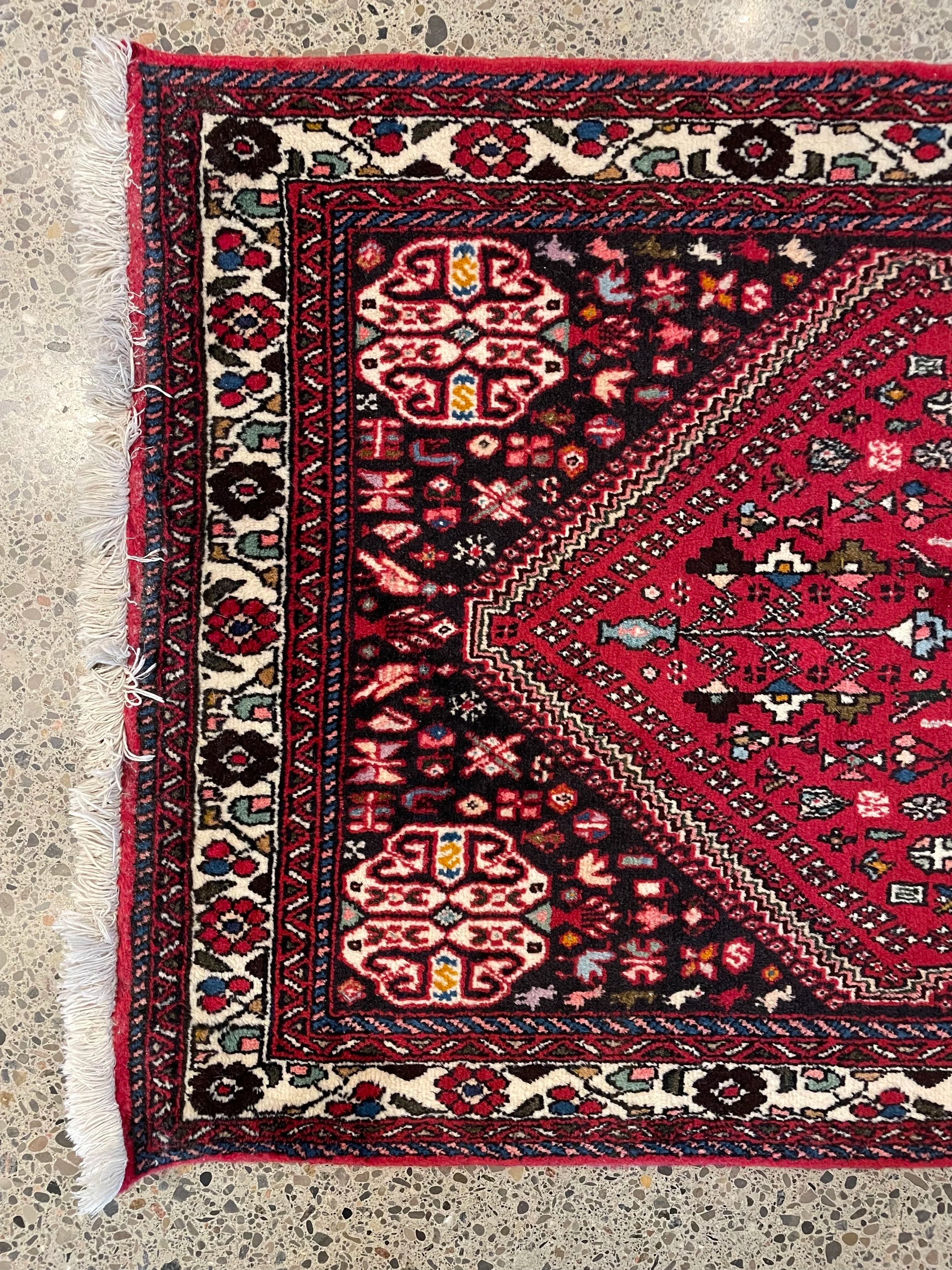 Abadeh Wool Rug Runner (2'9" x 9'8)