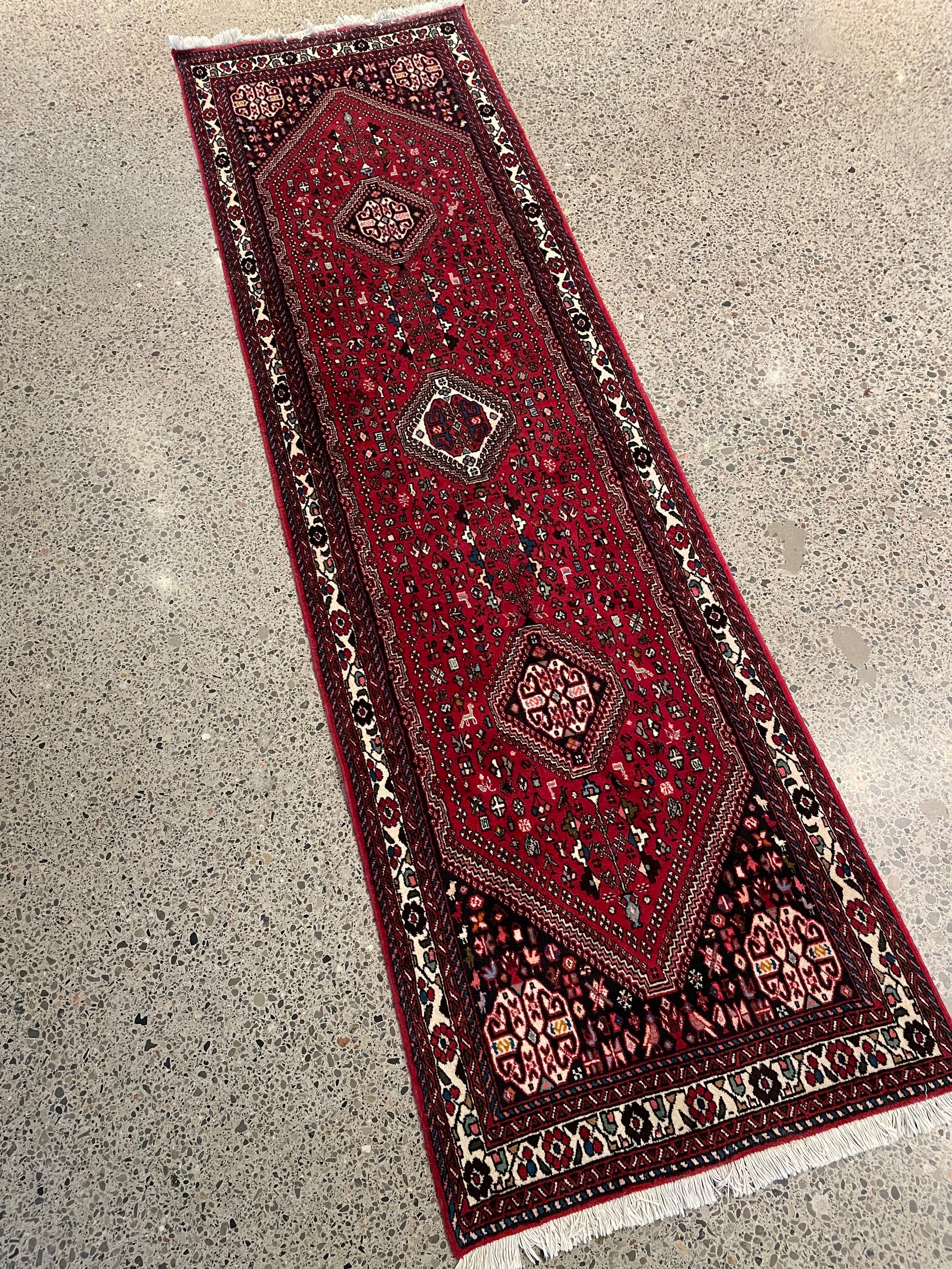 Abadeh Wool Rug Runner (2'9" x 9'8)