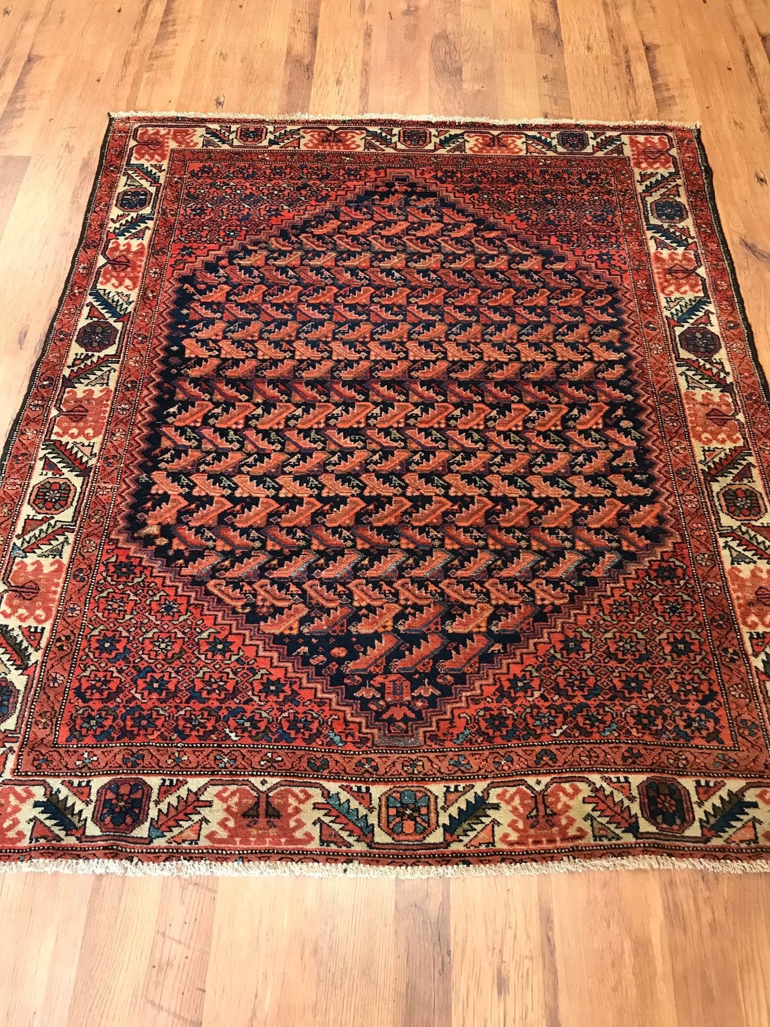 Malayer Antique Rug (4'10" x 5'10")