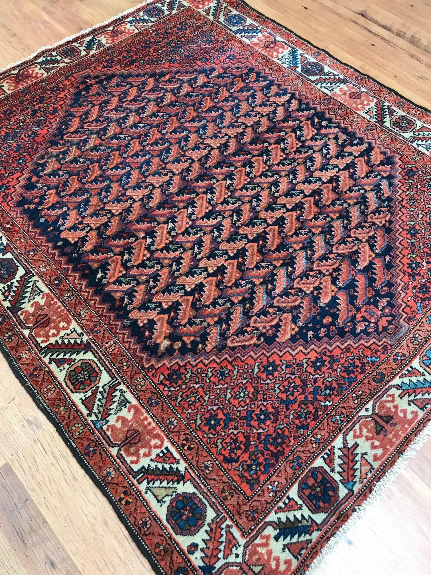 Malayer Antique Rug (4'10" x 5'10")