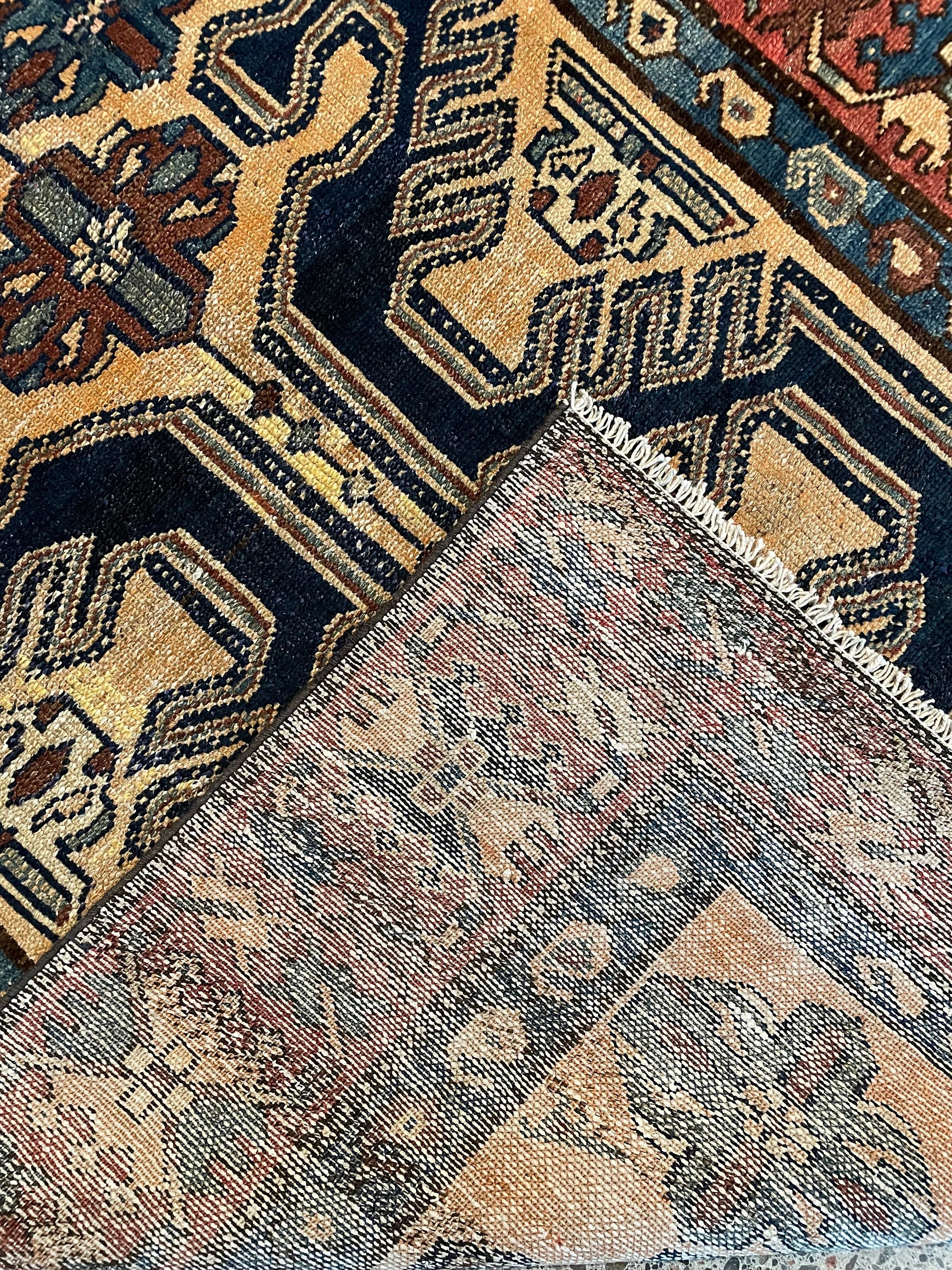 Ardebil Semi Antique Wool Rug (3'8" x 6'8")