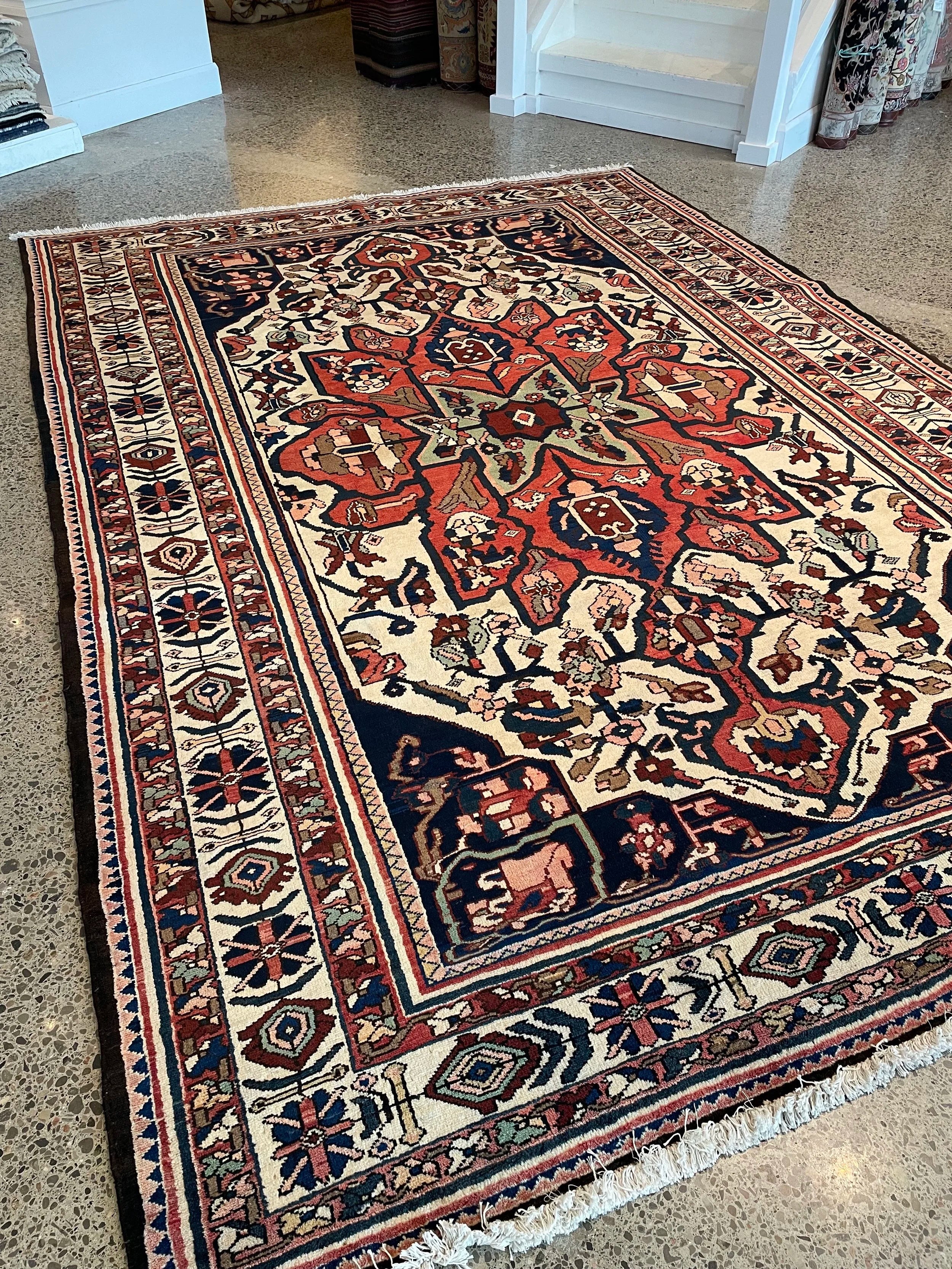 Bakhtiari Wool Rug (7x10)
