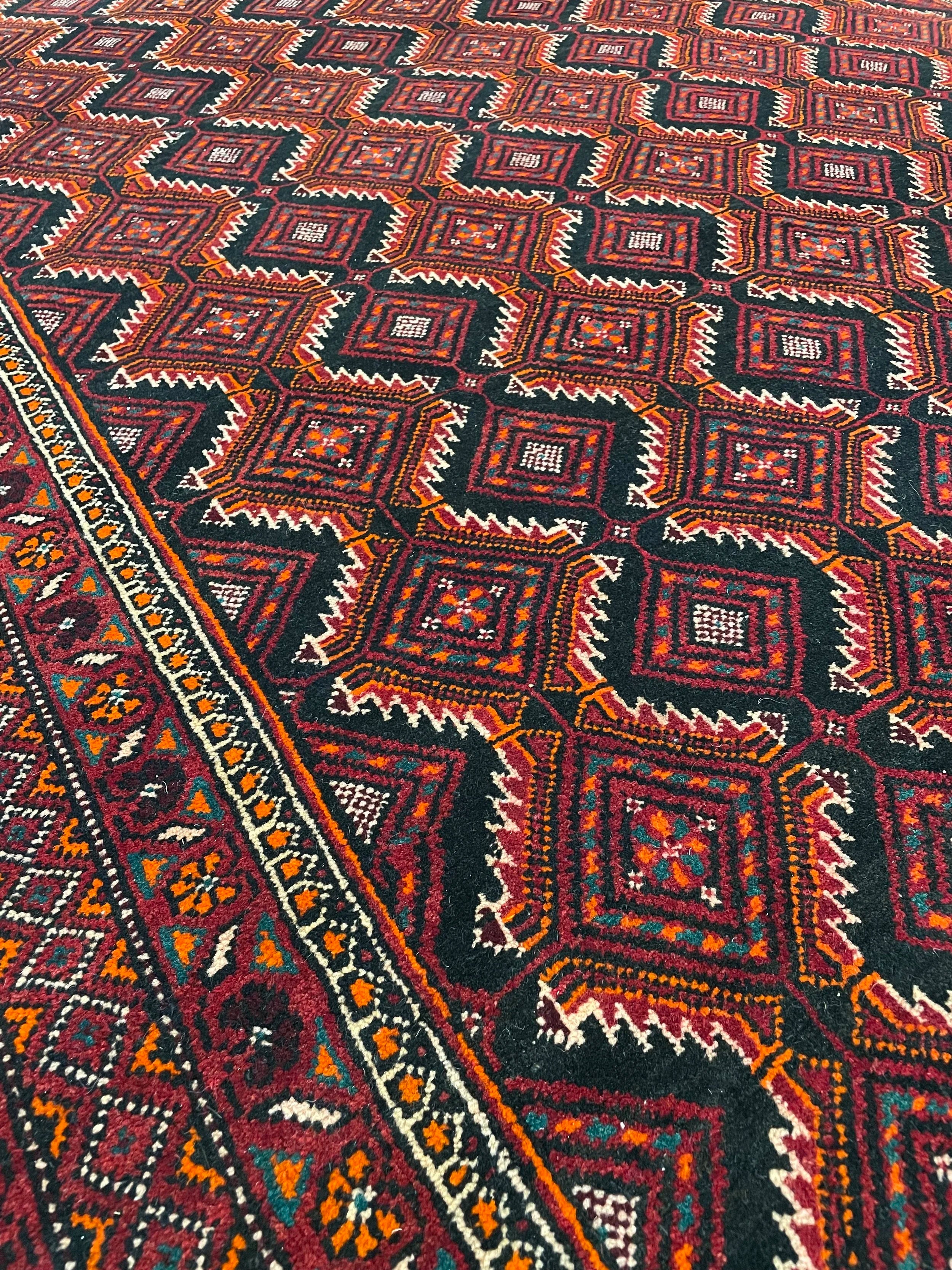 Fine Baluchi Wool Rug Runner (4'8" x 12'8")