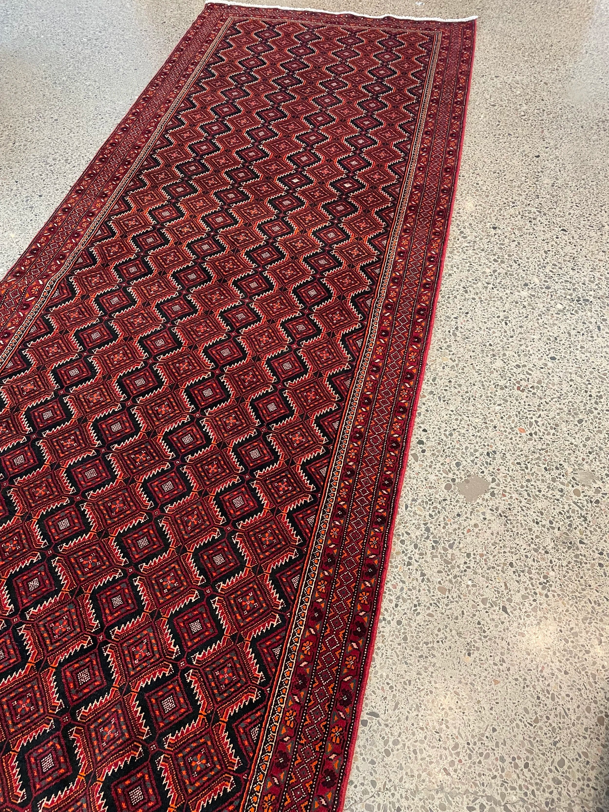 Fine Baluchi Wool Rug Runner (4'8" x 12'8")