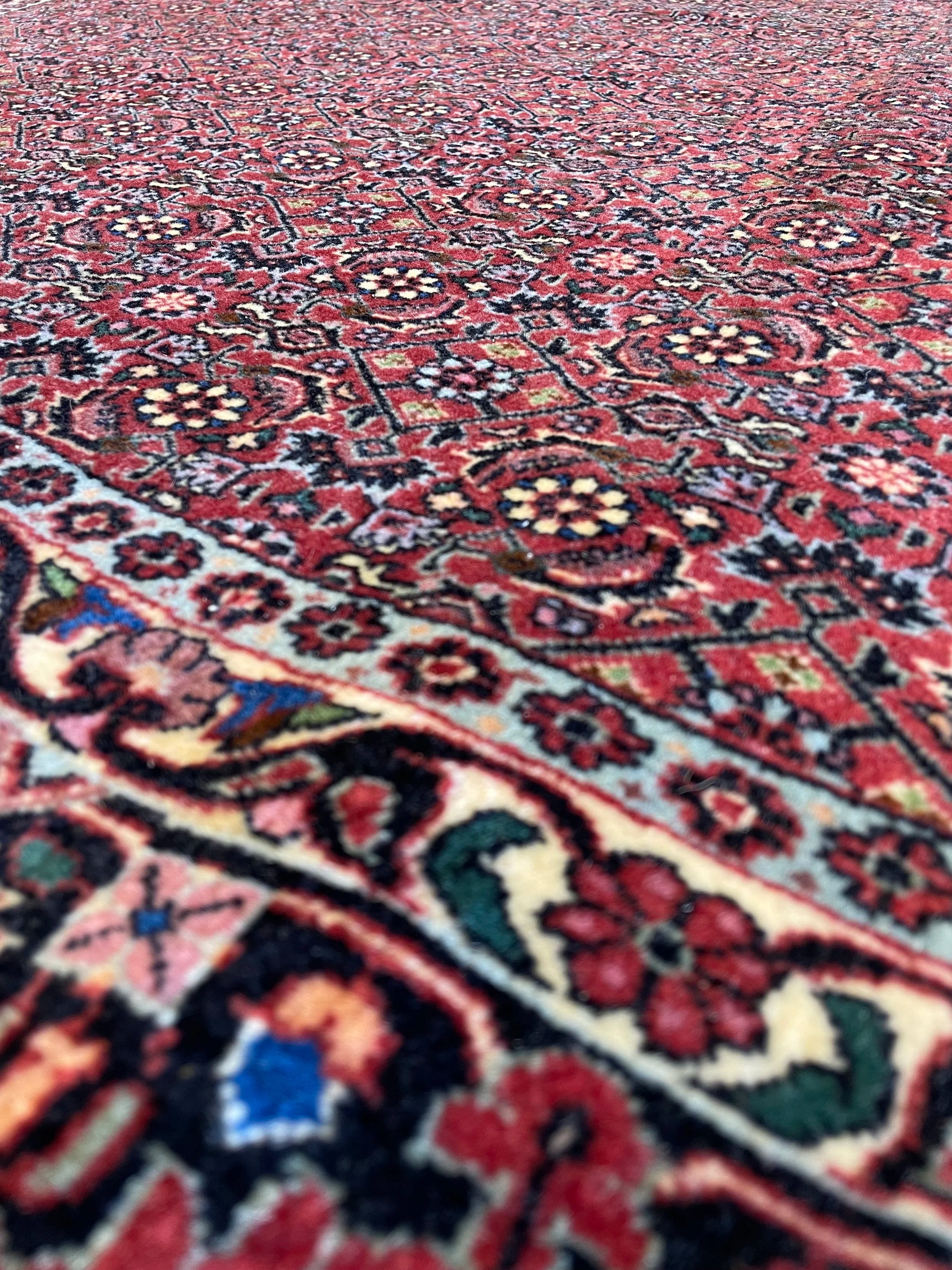 Oval Bijar Wool Rug (6'3" x 6'7")