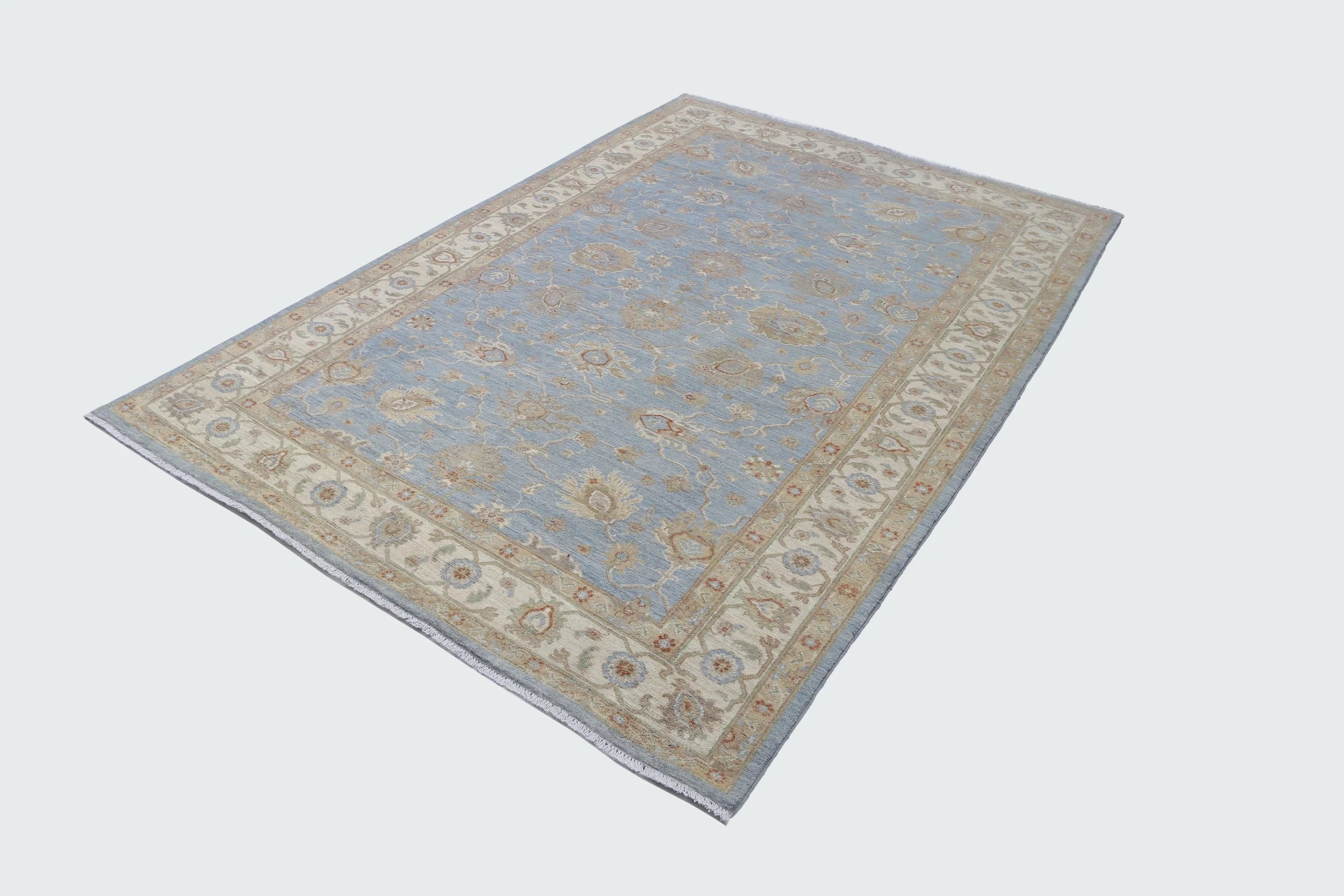 Transitional Wool Rug (6'1" x 8'6")