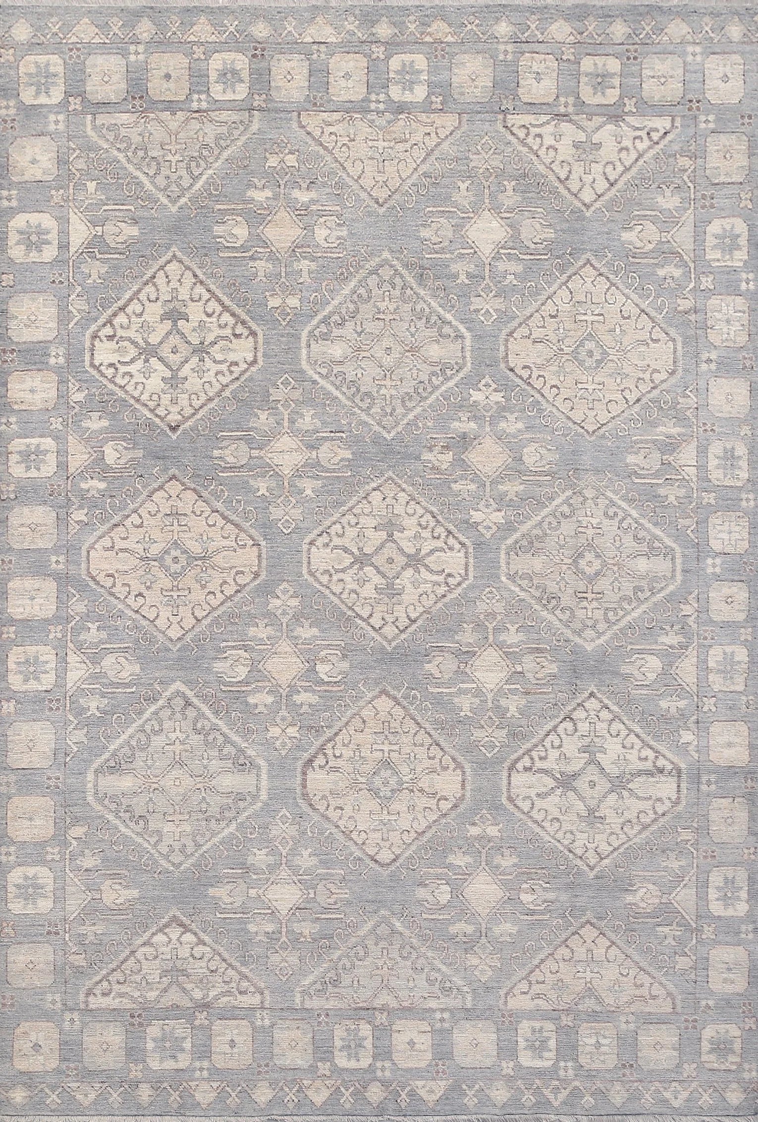 Oushak Wool Rug (8'11" x 12'4")